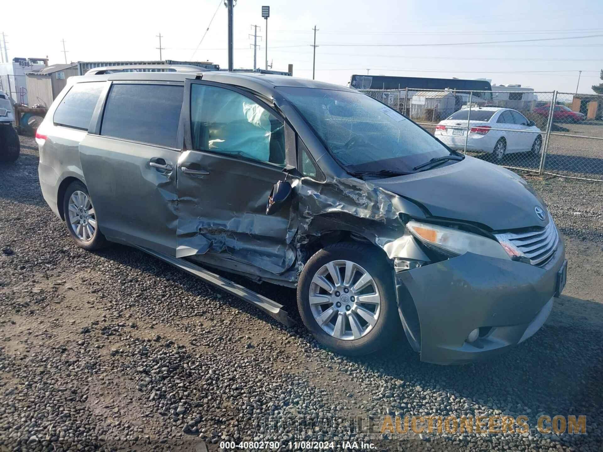 5TDDK3DCXBS001173 TOYOTA SIENNA 2011