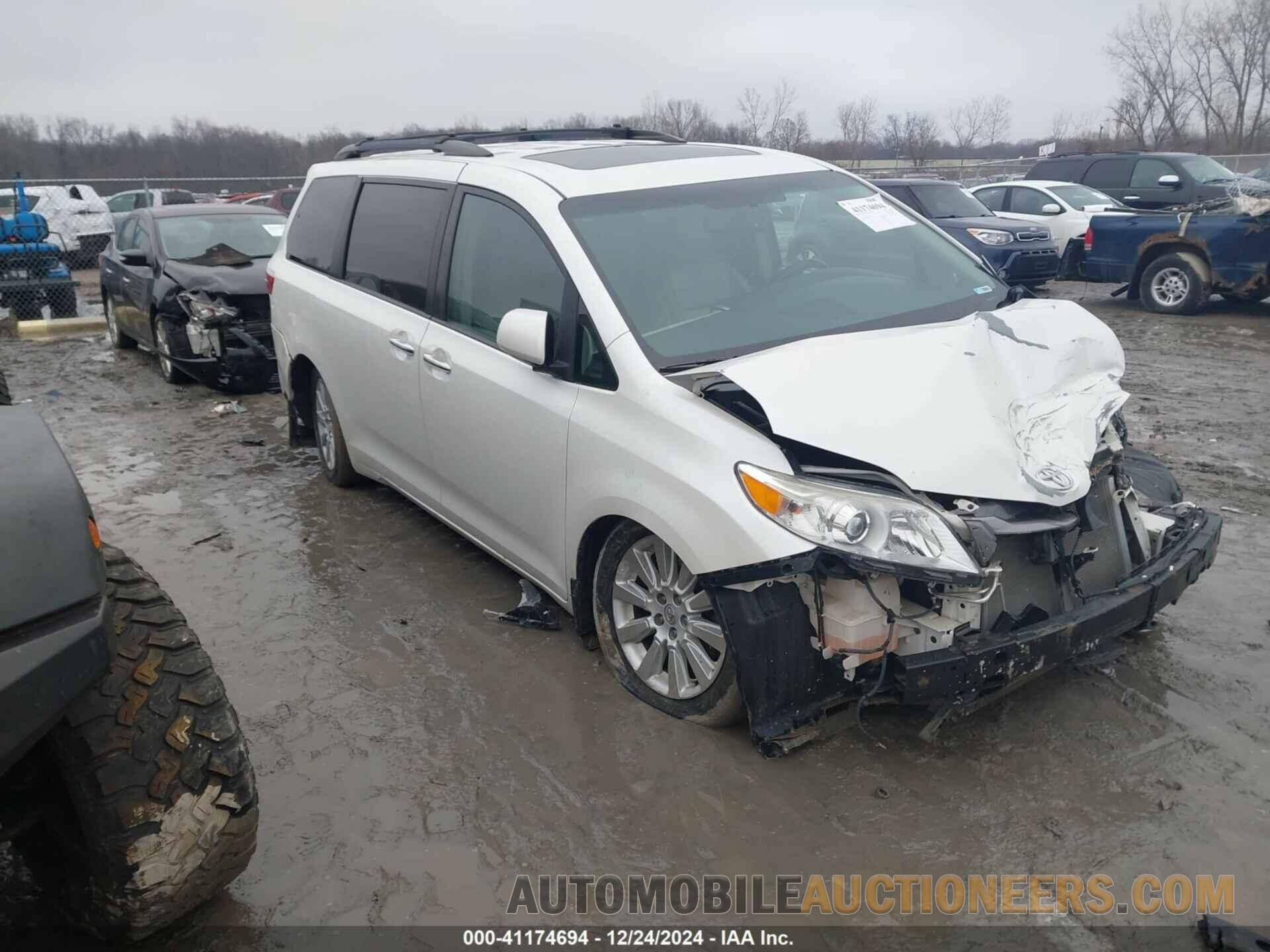 5TDDK3DCXFS104504 TOYOTA SIENNA 2015