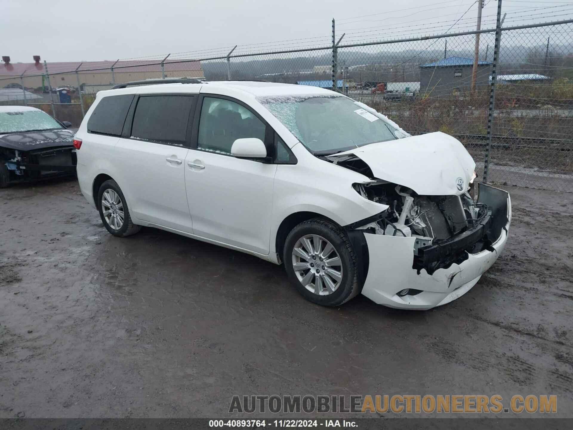 5TDDK3DCXFS113137 TOYOTA SIENNA 2015