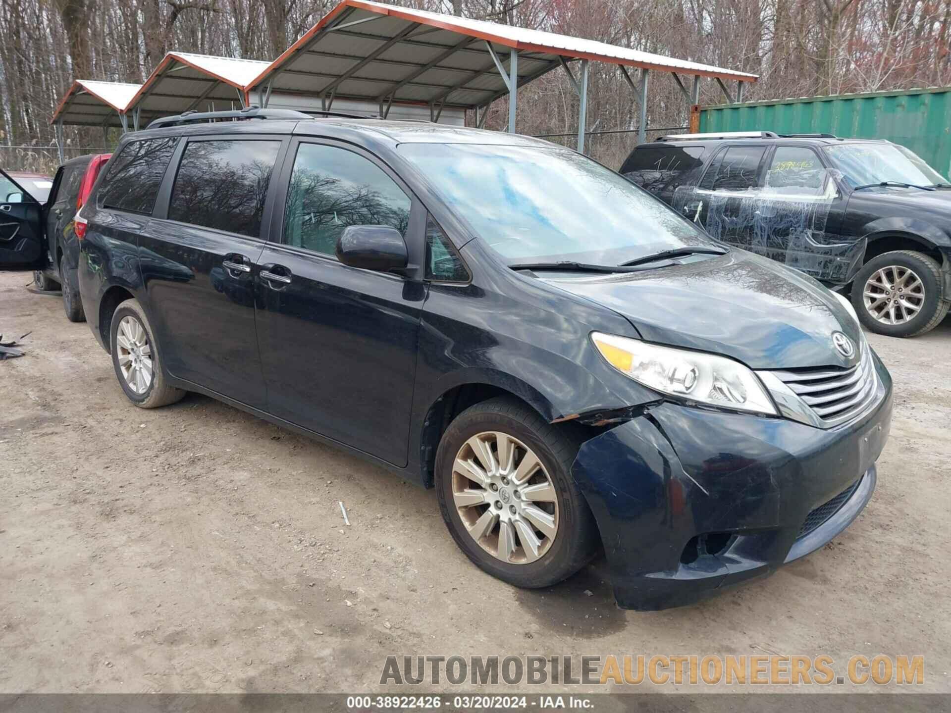 5TDDK3DCXFS125336 TOYOTA SIENNA 2015