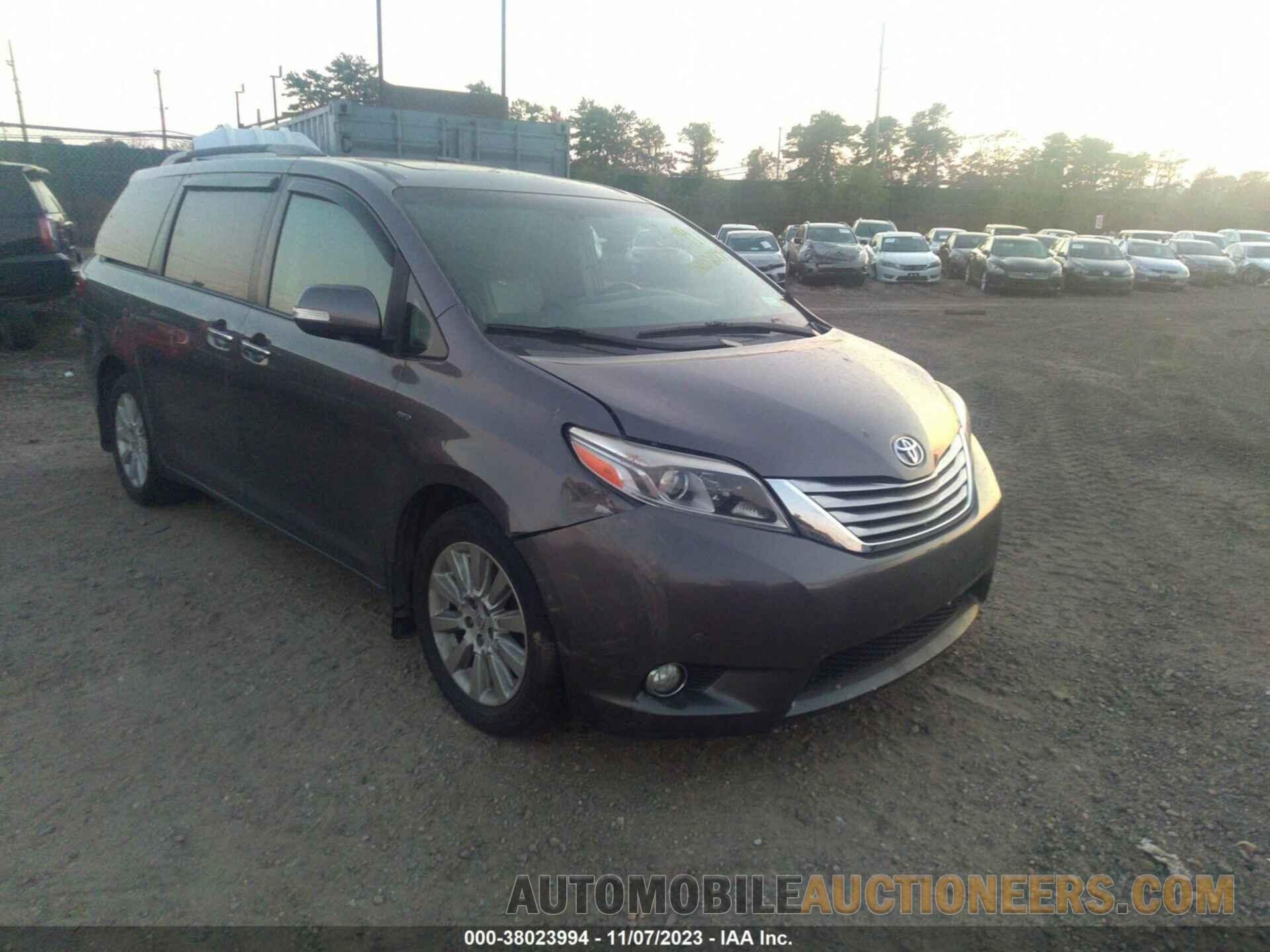 5TDDK3DCXGS130702 TOYOTA SIENNA 2016