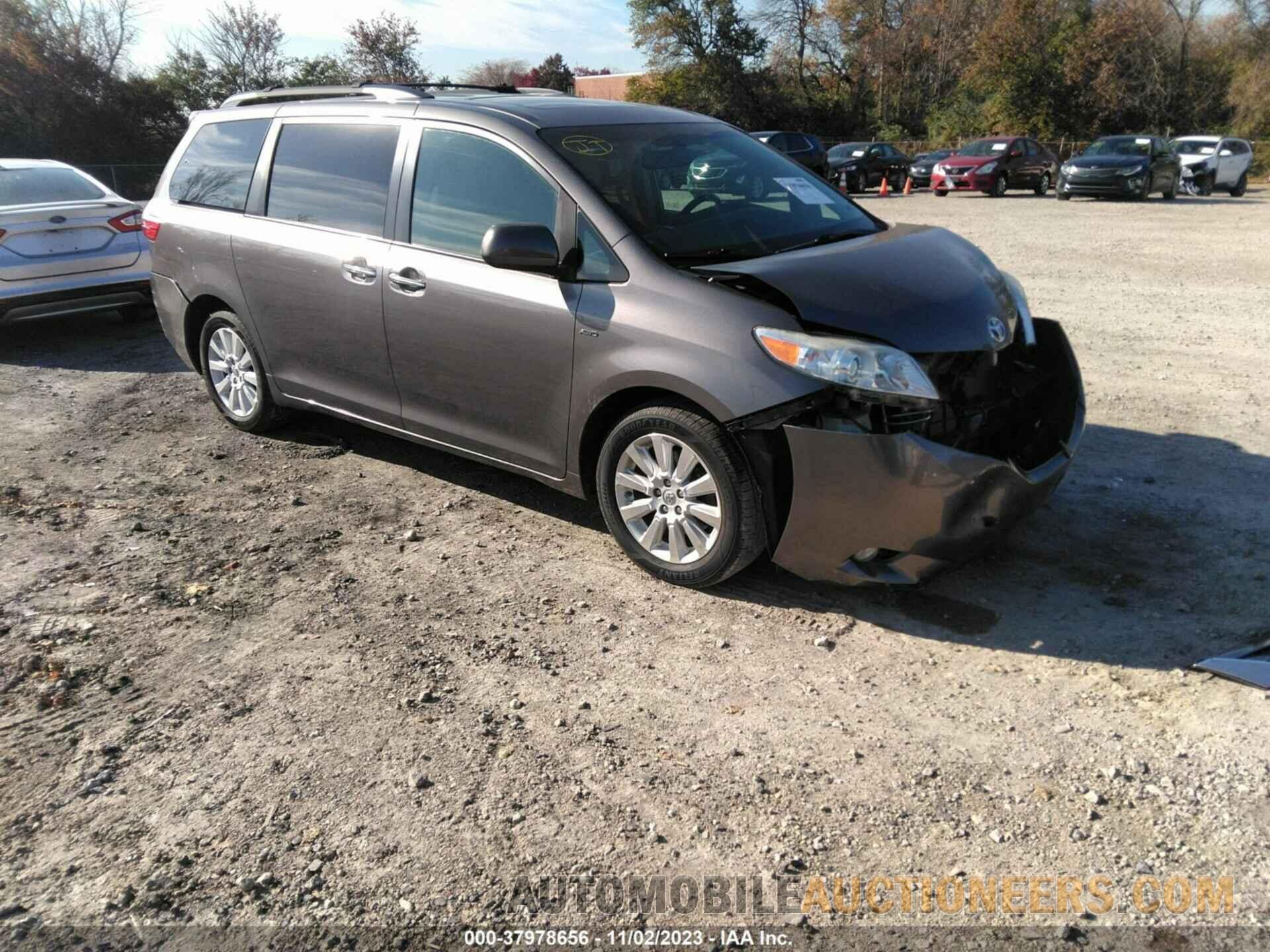 5TDDK3DCXGS135687 TOYOTA SIENNA 2016