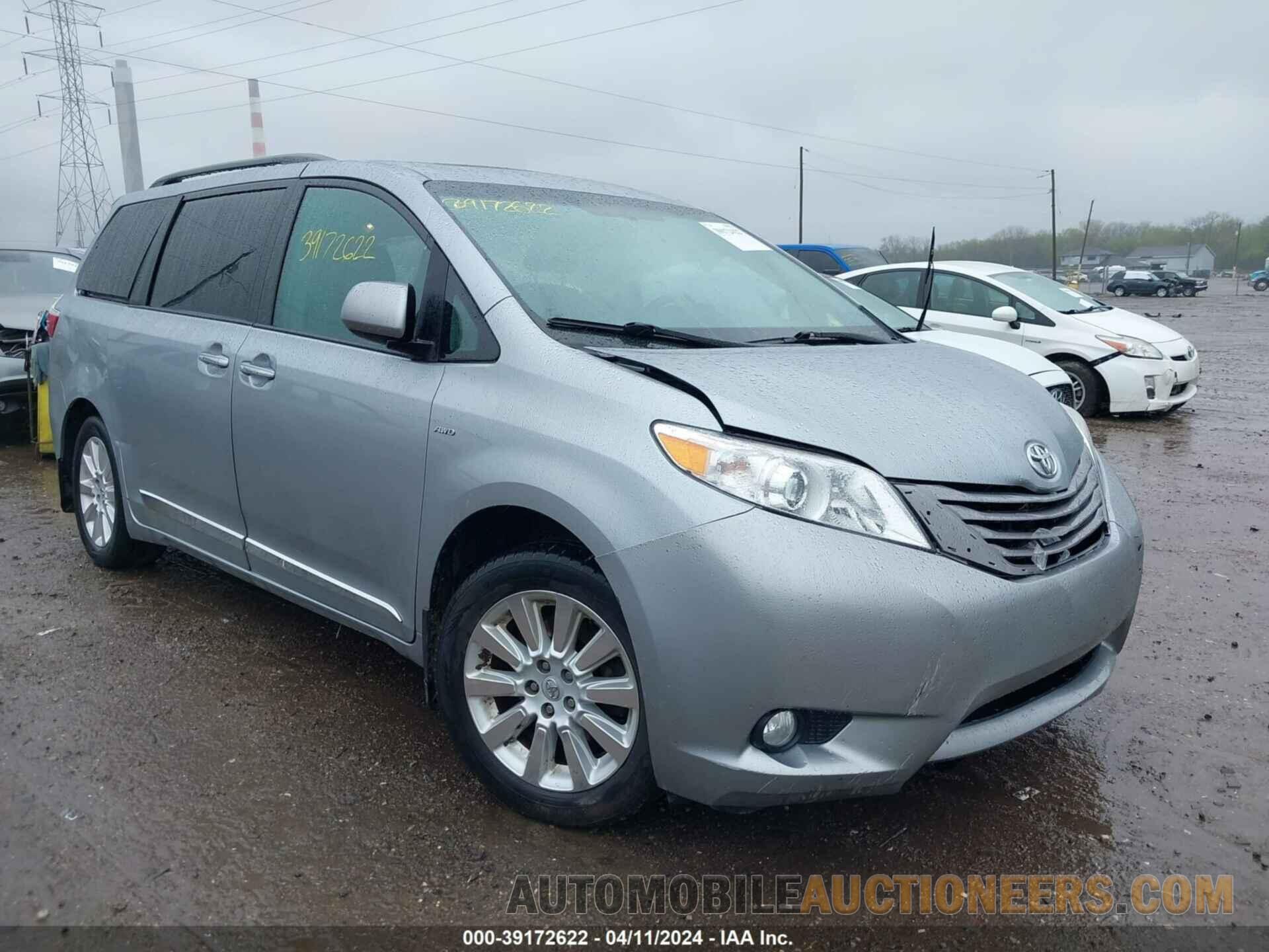 5TDDK3DCXGS139058 TOYOTA SIENNA 2016