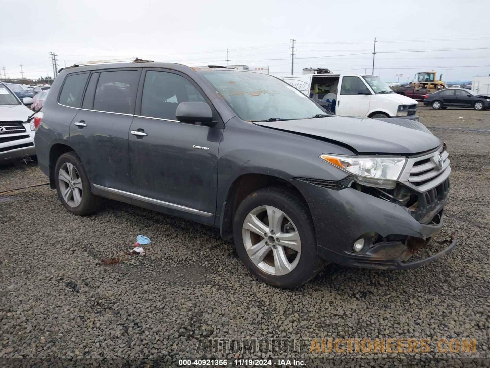 5TDDK3EH1DS243234 TOYOTA HIGHLANDER 2013