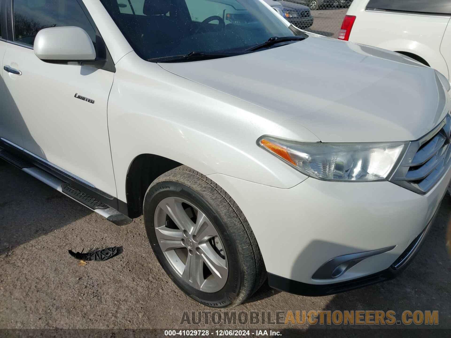 5TDDK3EH3DS214320 TOYOTA HIGHLANDER 2013