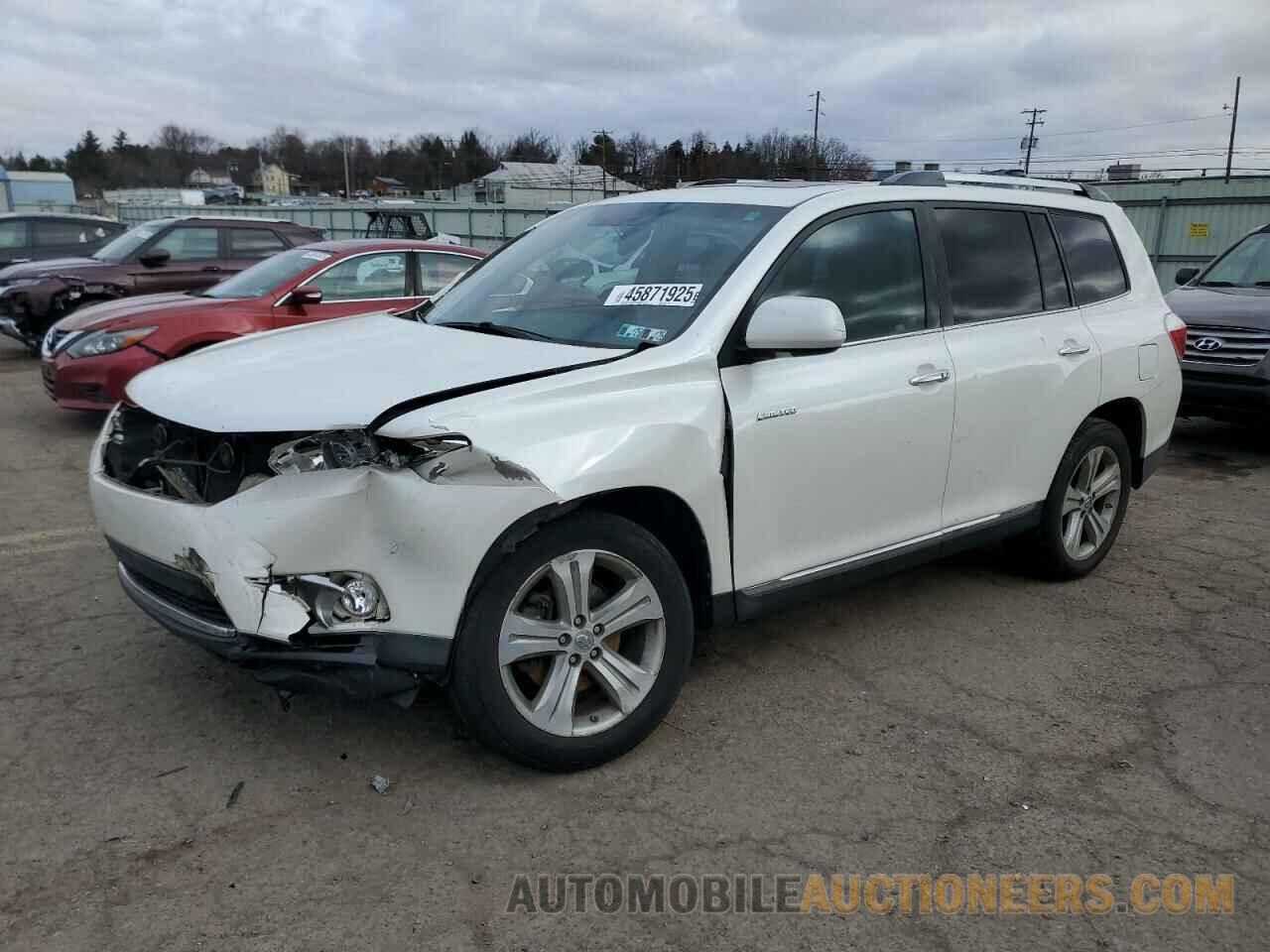 5TDDK3EH4CS105072 TOYOTA HIGHLANDER 2012