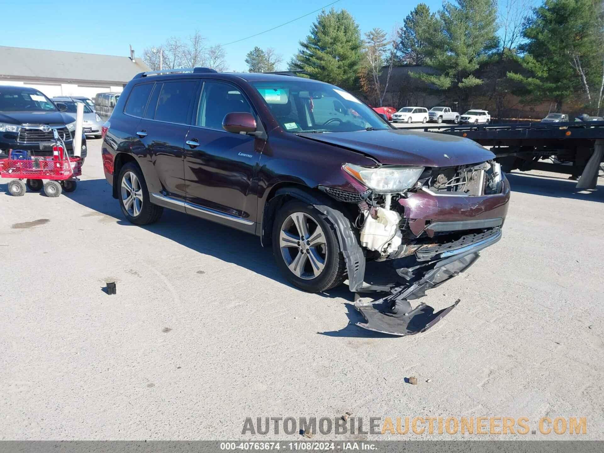 5TDDK3EH4CS173923 TOYOTA HIGHLANDER 2012