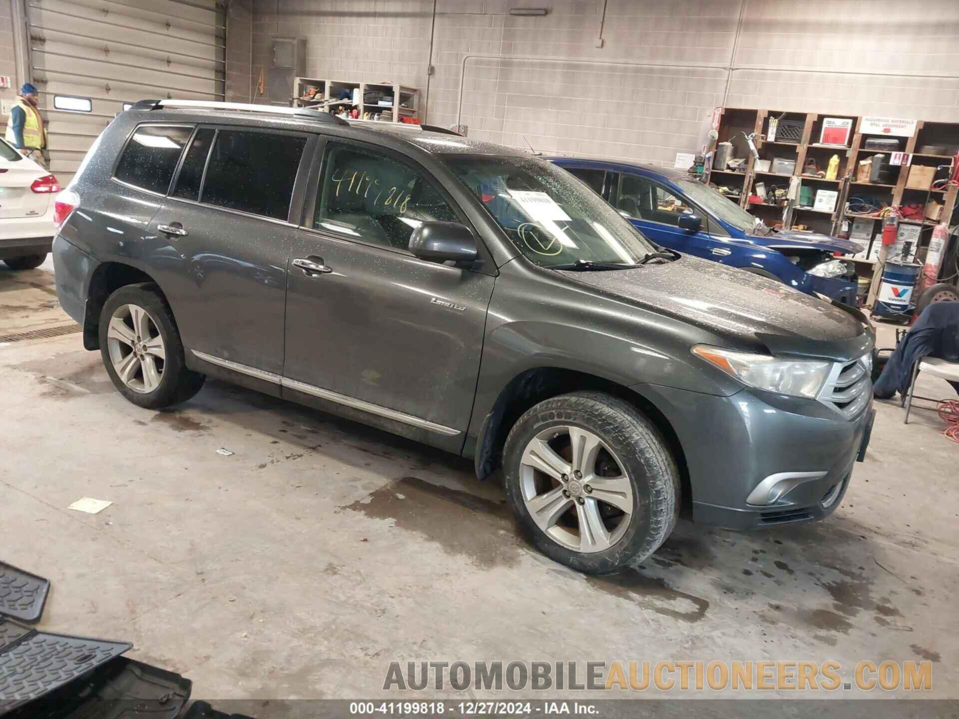 5TDDK3EH4DS253224 TOYOTA HIGHLANDER 2013