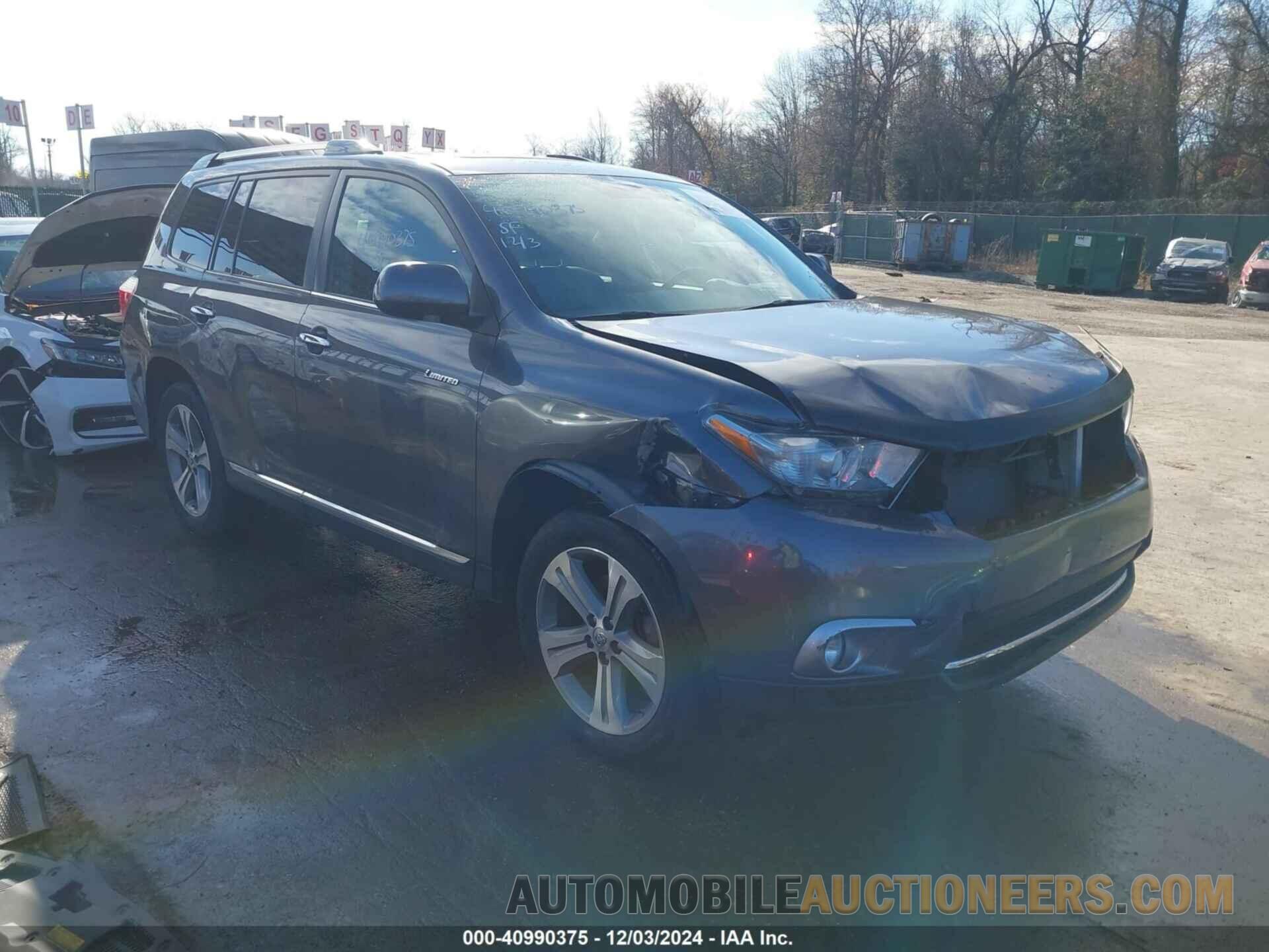 5TDDK3EH5CS168214 TOYOTA HIGHLANDER 2012