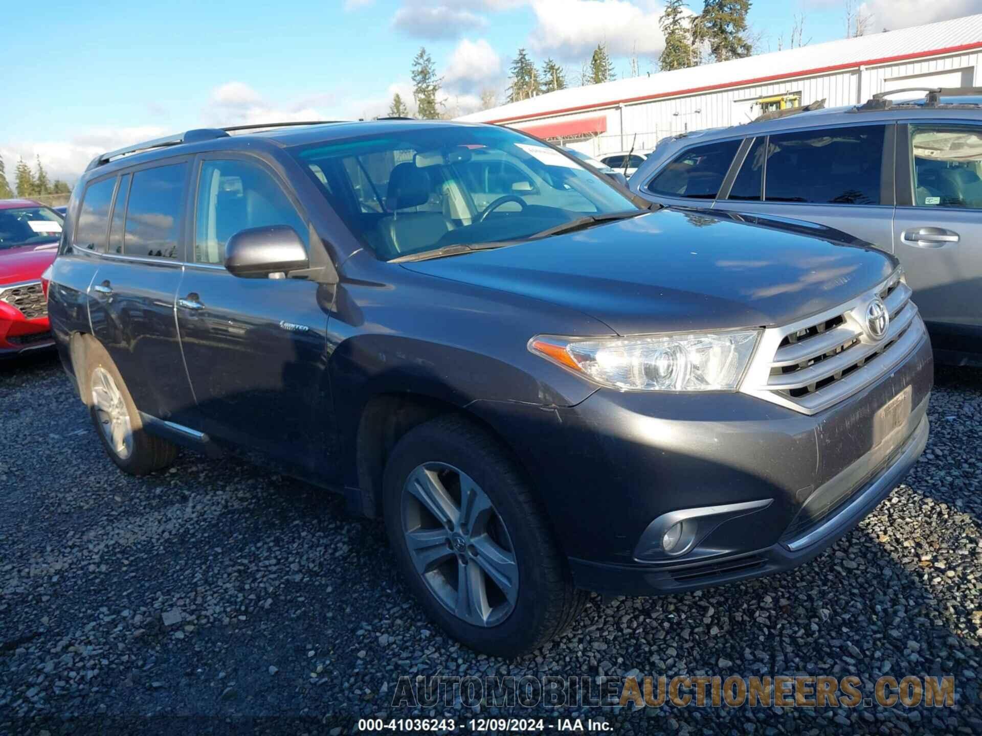 5TDDK3EH6CS100956 TOYOTA HIGHLANDER 2012