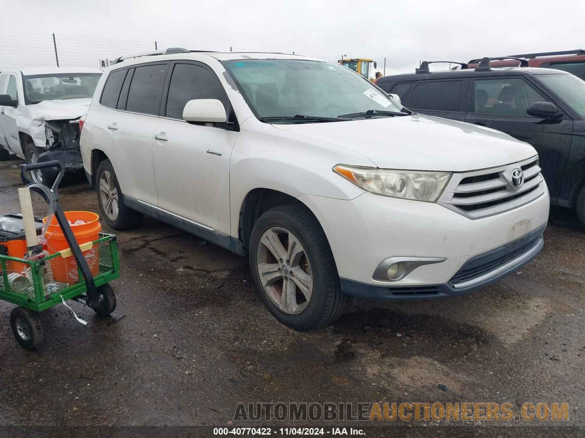 5TDDK3EH6CS166374 TOYOTA HIGHLANDER 2012