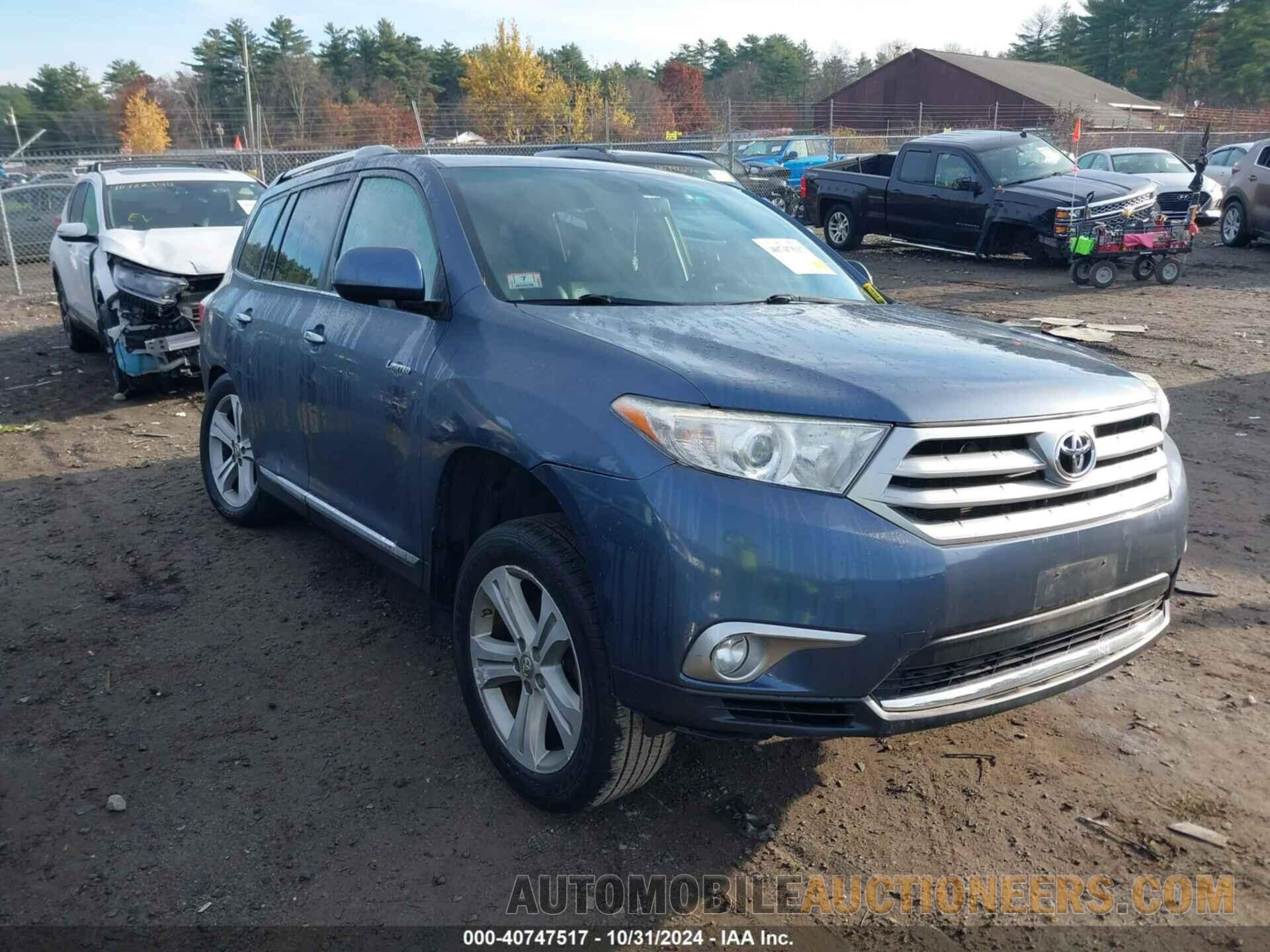 5TDDK3EH6DS242323 TOYOTA HIGHLANDER 2013