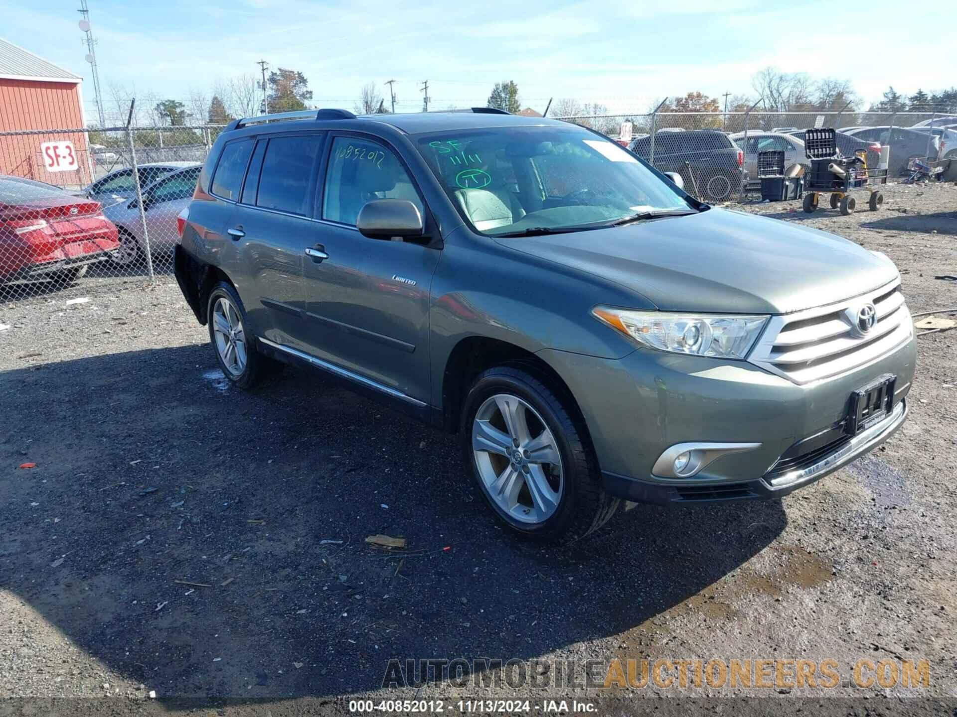 5TDDK3EH8DS202051 TOYOTA HIGHLANDER 2013