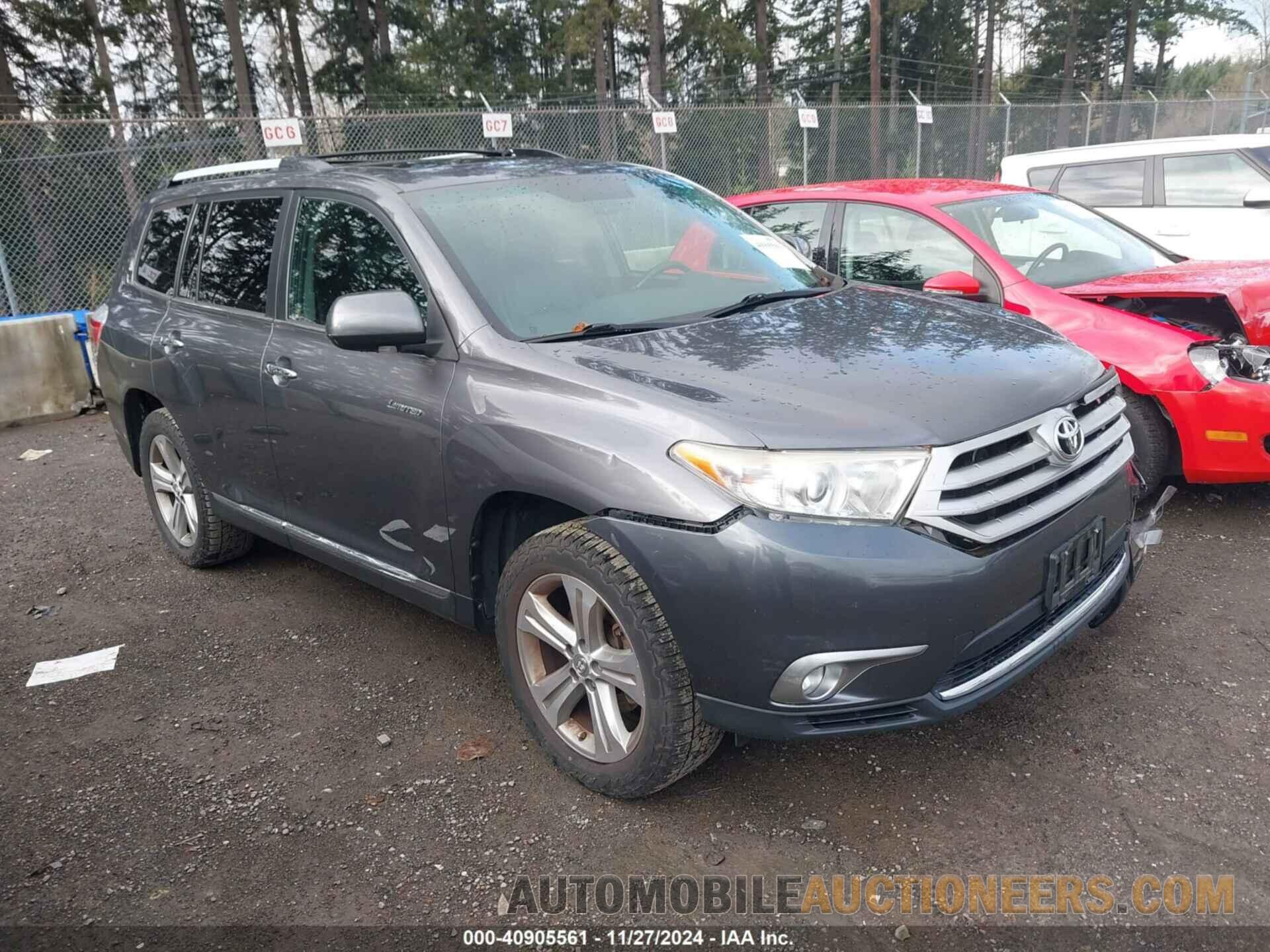 5TDDK3EH9CS103768 TOYOTA HIGHLANDER 2012