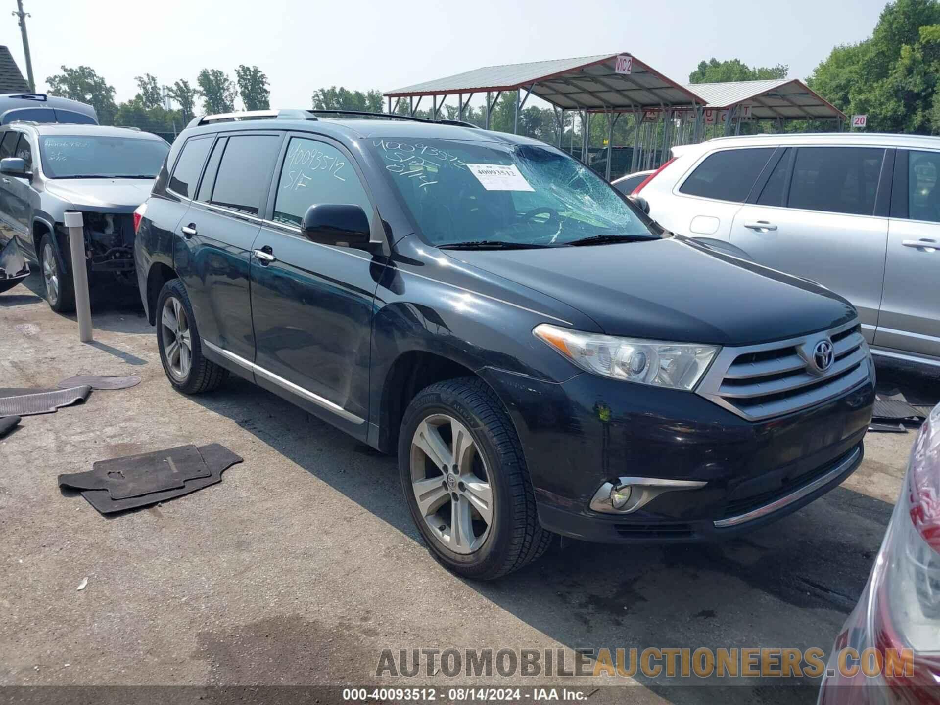 5TDDK3EH9DS223278 TOYOTA HIGHLANDER 2013