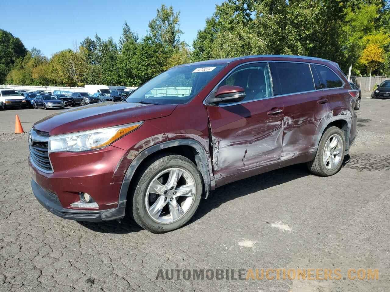 5TDDKRFH0ES022453 TOYOTA HIGHLANDER 2014