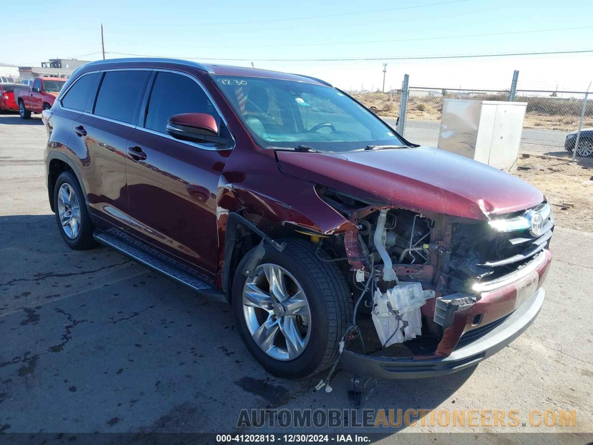 5TDDKRFH0ES029452 TOYOTA HIGHLANDER 2014