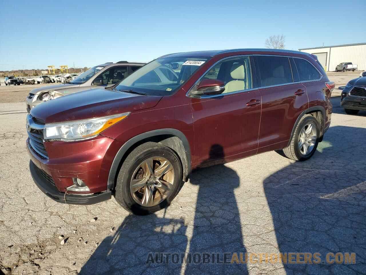 5TDDKRFH0ES045716 TOYOTA HIGHLANDER 2014