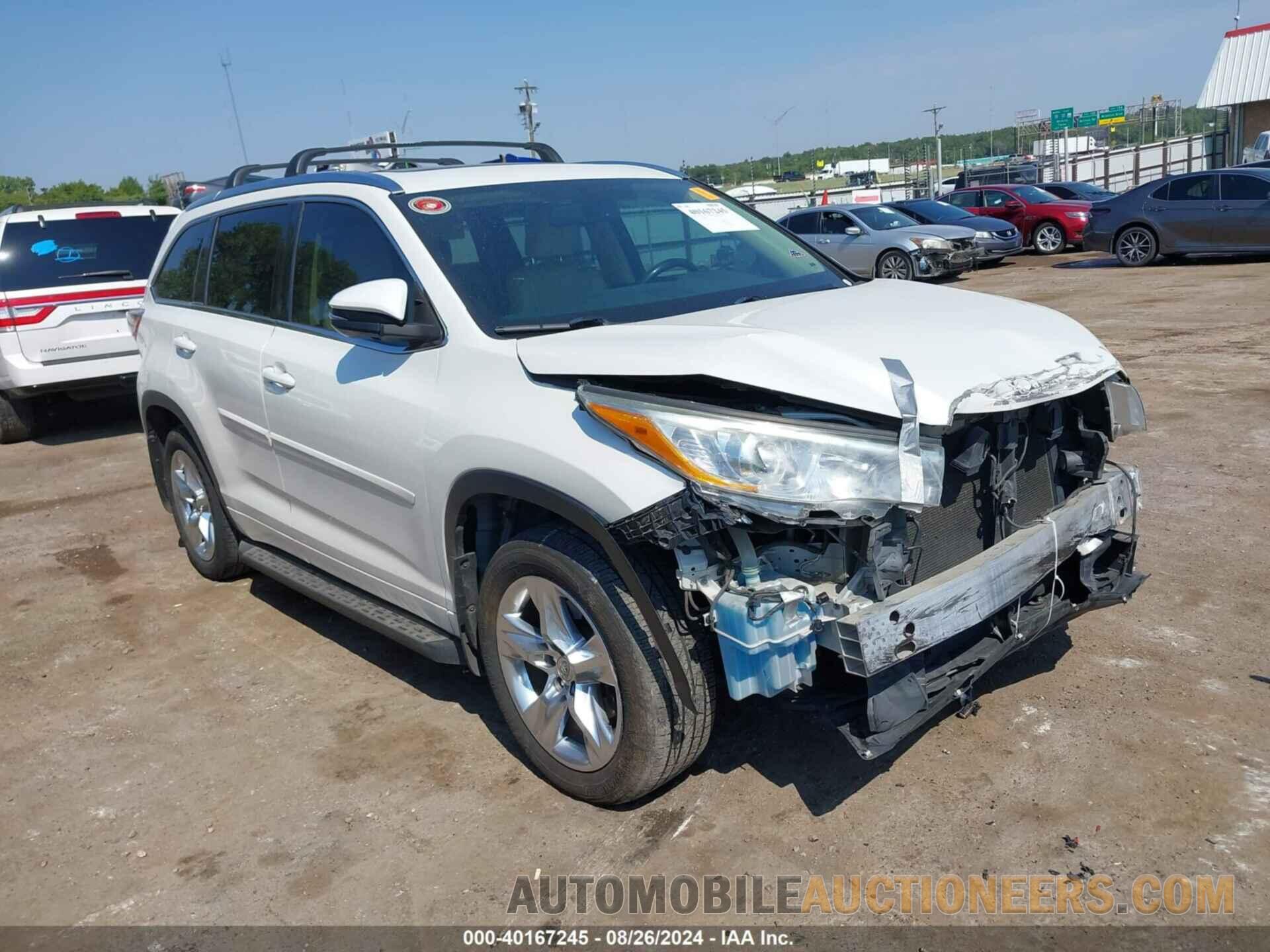 5TDDKRFH0FS077583 TOYOTA HIGHLANDER 2015