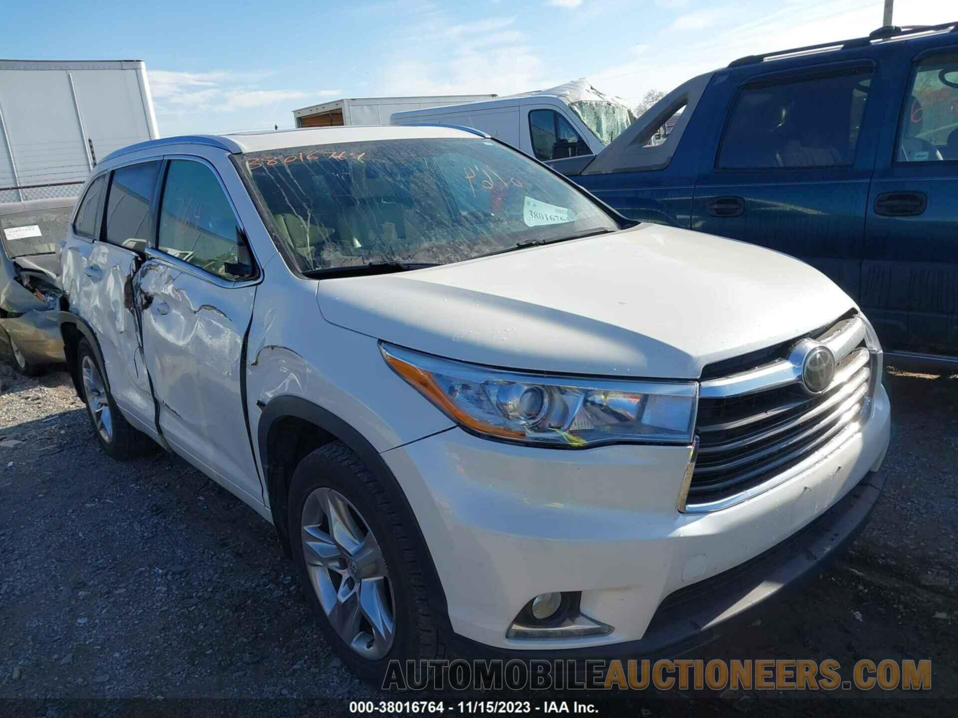 5TDDKRFH0FS078605 TOYOTA HIGHLANDER 2015