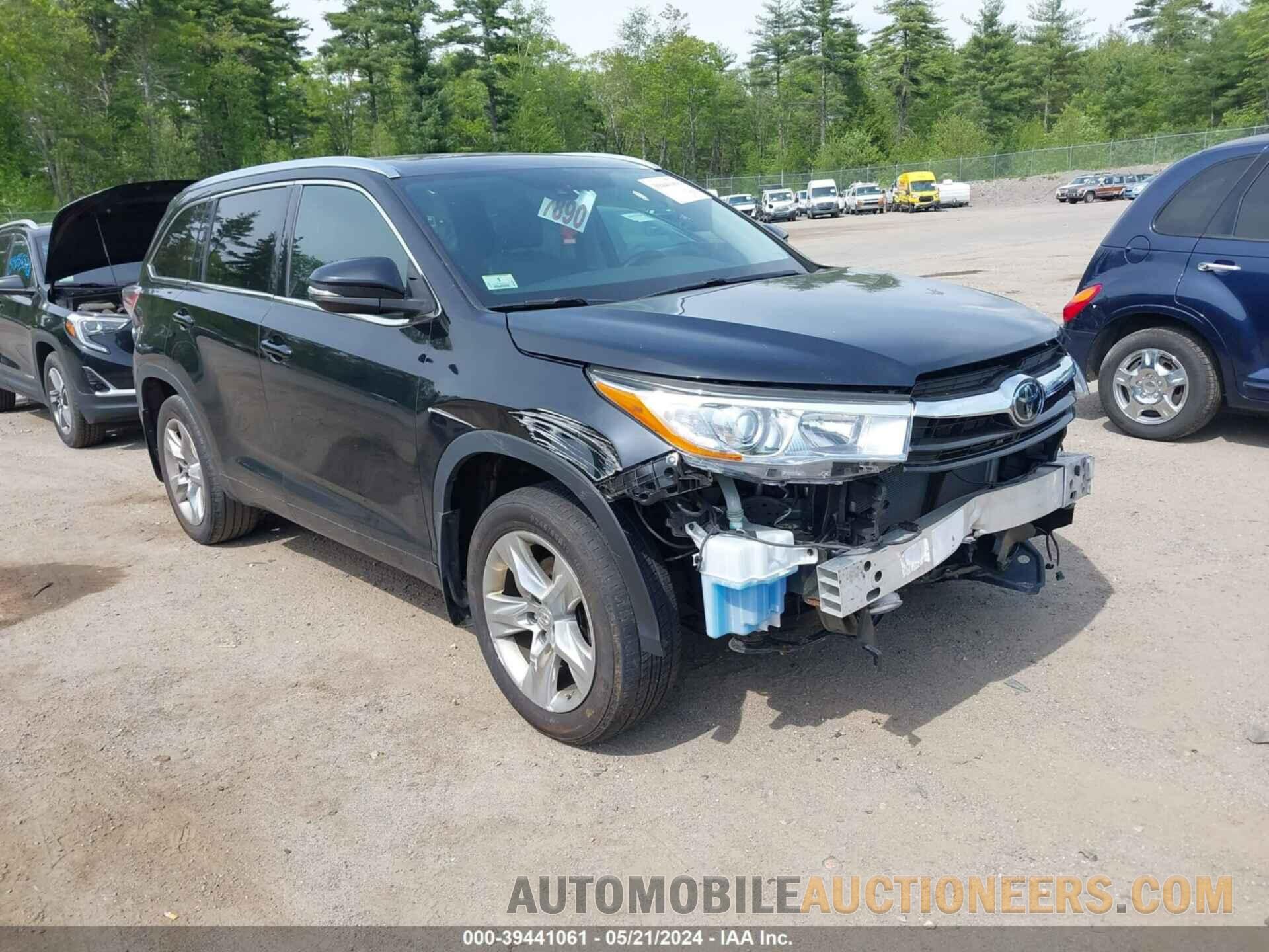 5TDDKRFH0FS084744 TOYOTA HIGHLANDER 2015