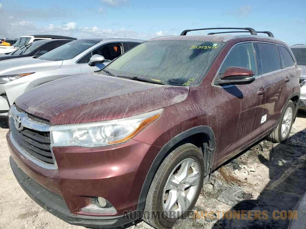 5TDDKRFH0FS095971 TOYOTA HIGHLANDER 2015