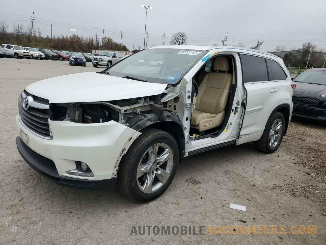 5TDDKRFH0FS131061 TOYOTA HIGHLANDER 2015