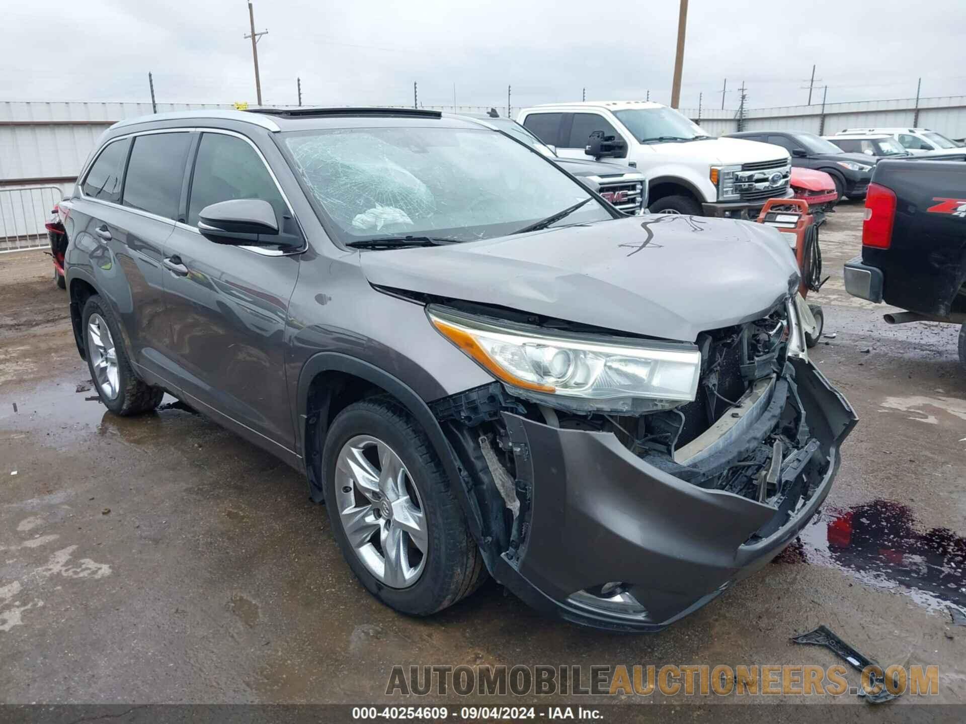 5TDDKRFH0FS139385 TOYOTA HIGHLANDER 2015