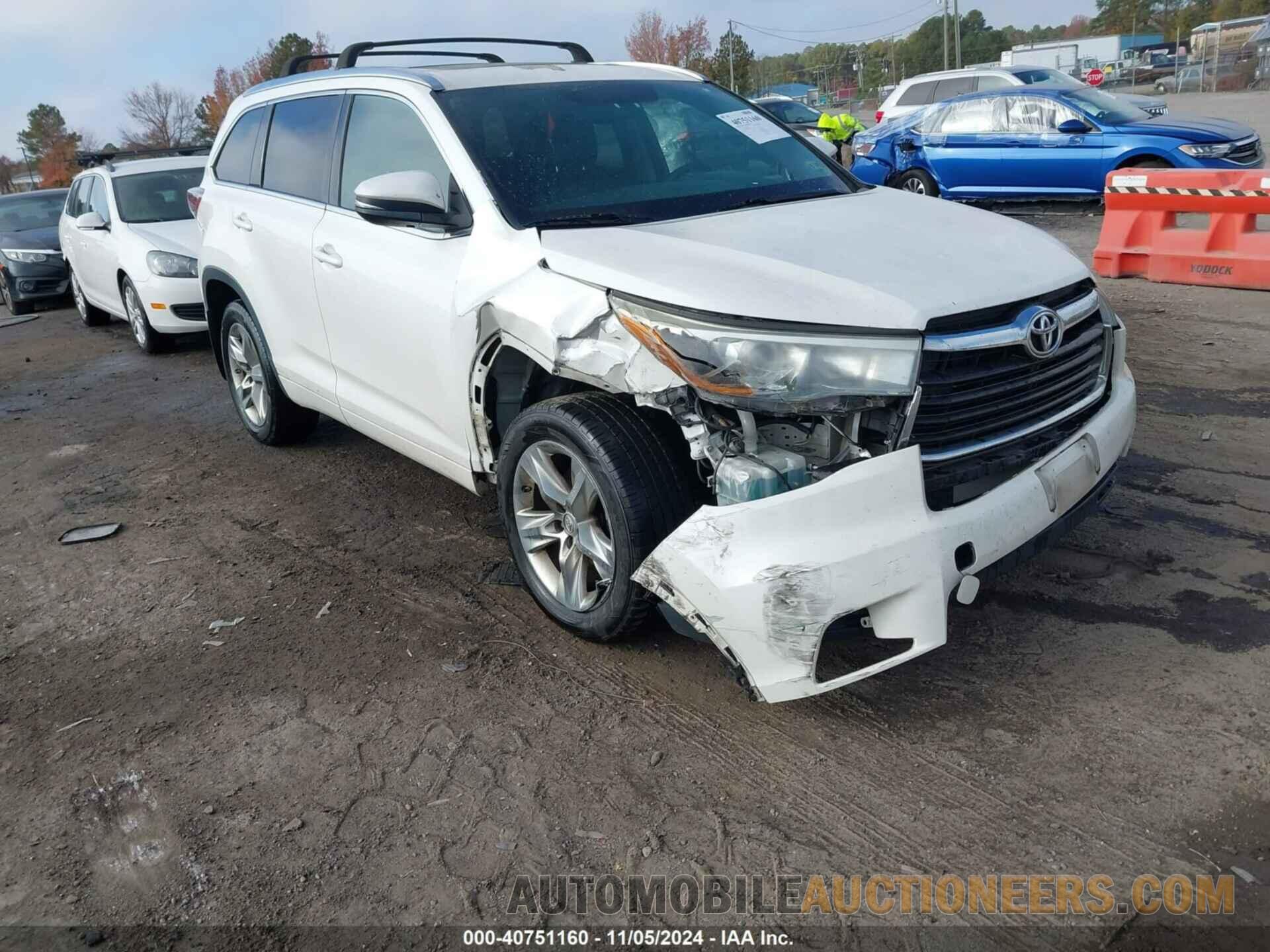 5TDDKRFH0FS149818 TOYOTA HIGHLANDER 2015