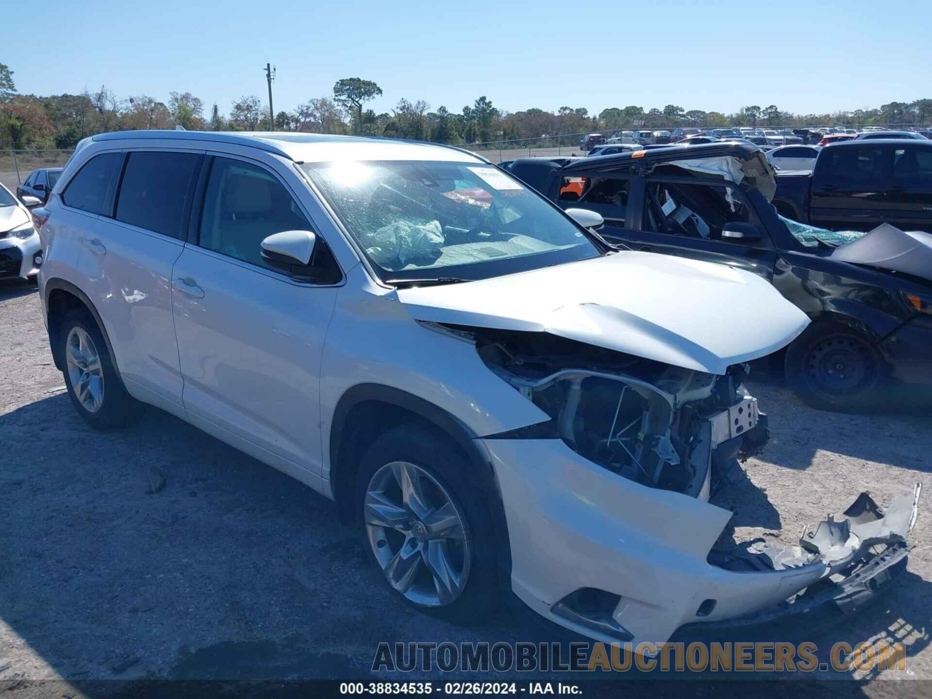 5TDDKRFH0FS152248 TOYOTA HIGHLANDER 2015