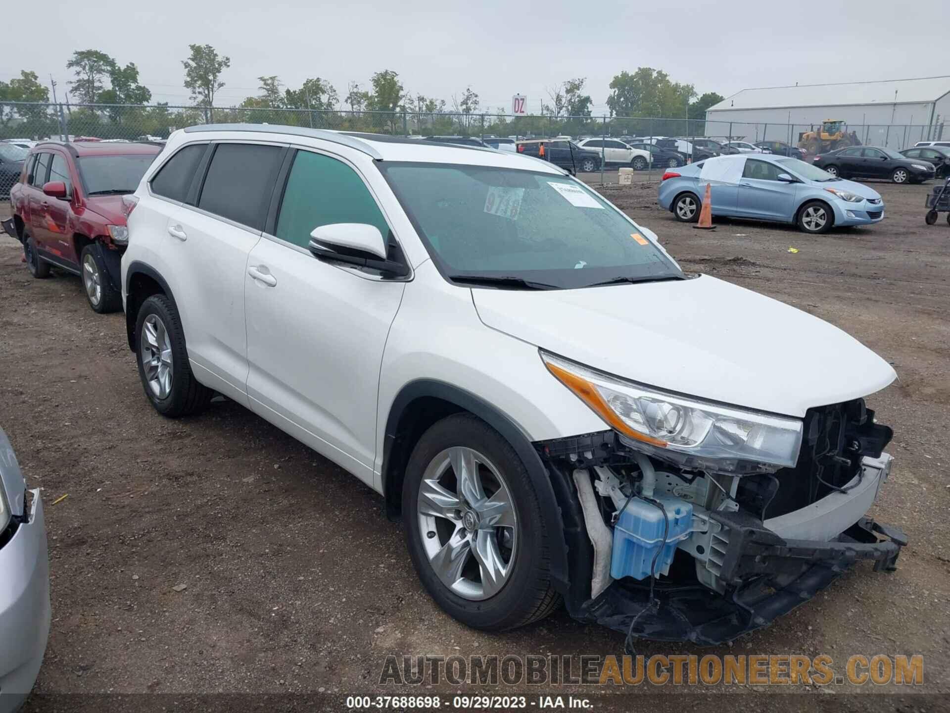 5TDDKRFH0FS161970 TOYOTA HIGHLANDER 2015