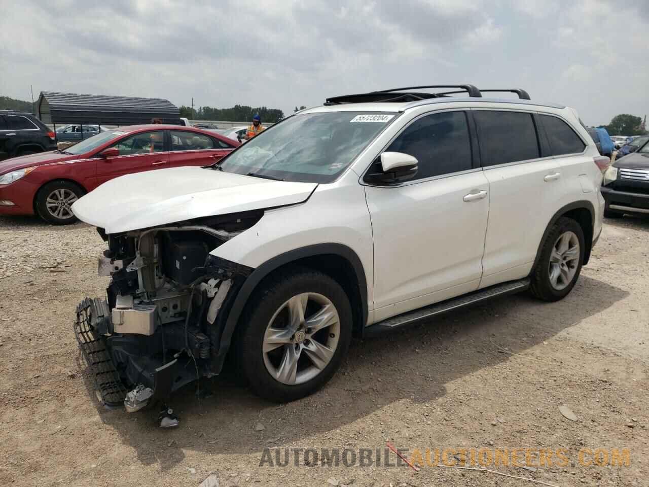 5TDDKRFH0FS186142 TOYOTA HIGHLANDER 2015