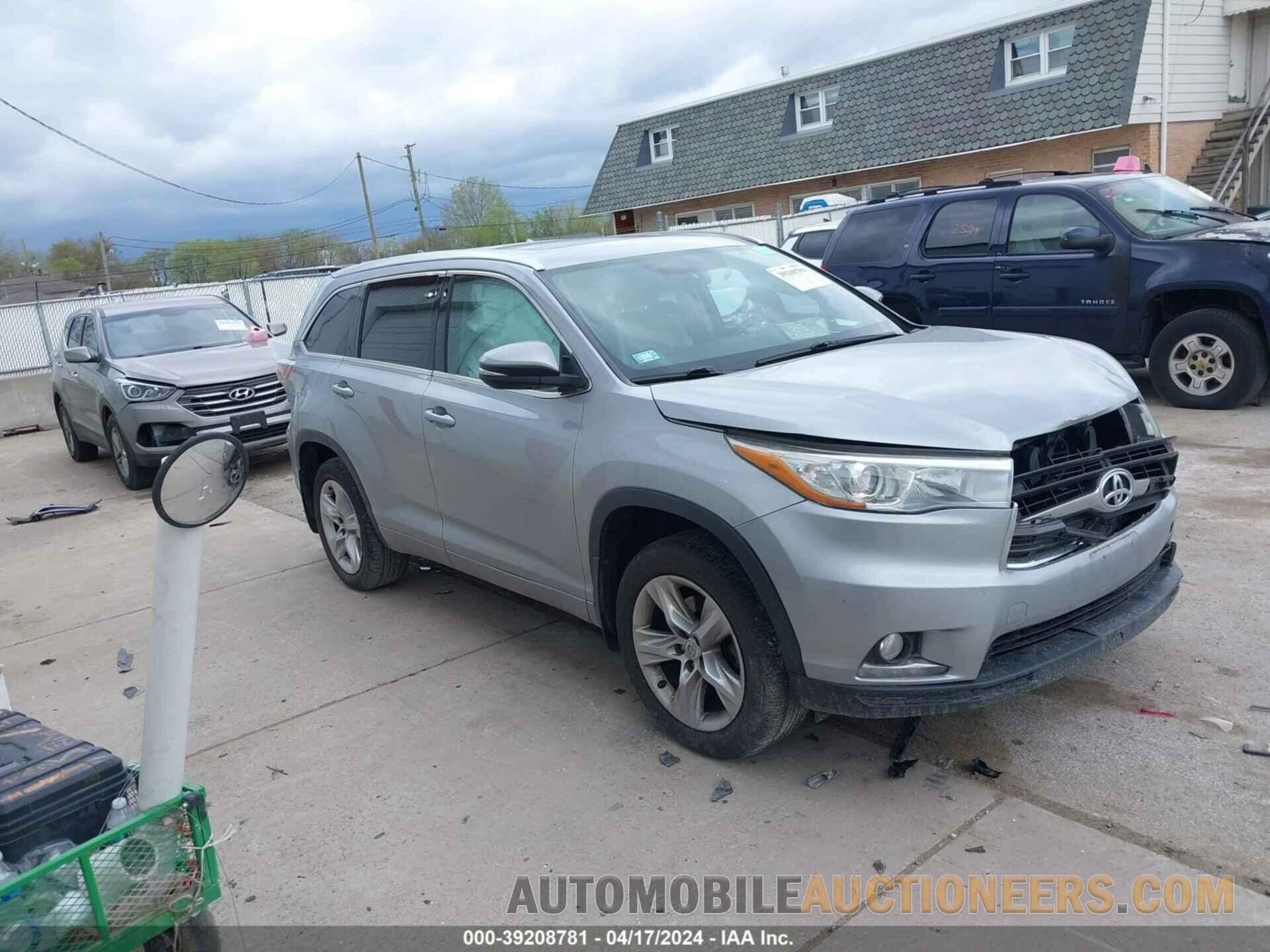 5TDDKRFH0FS196654 TOYOTA HIGHLANDER 2015