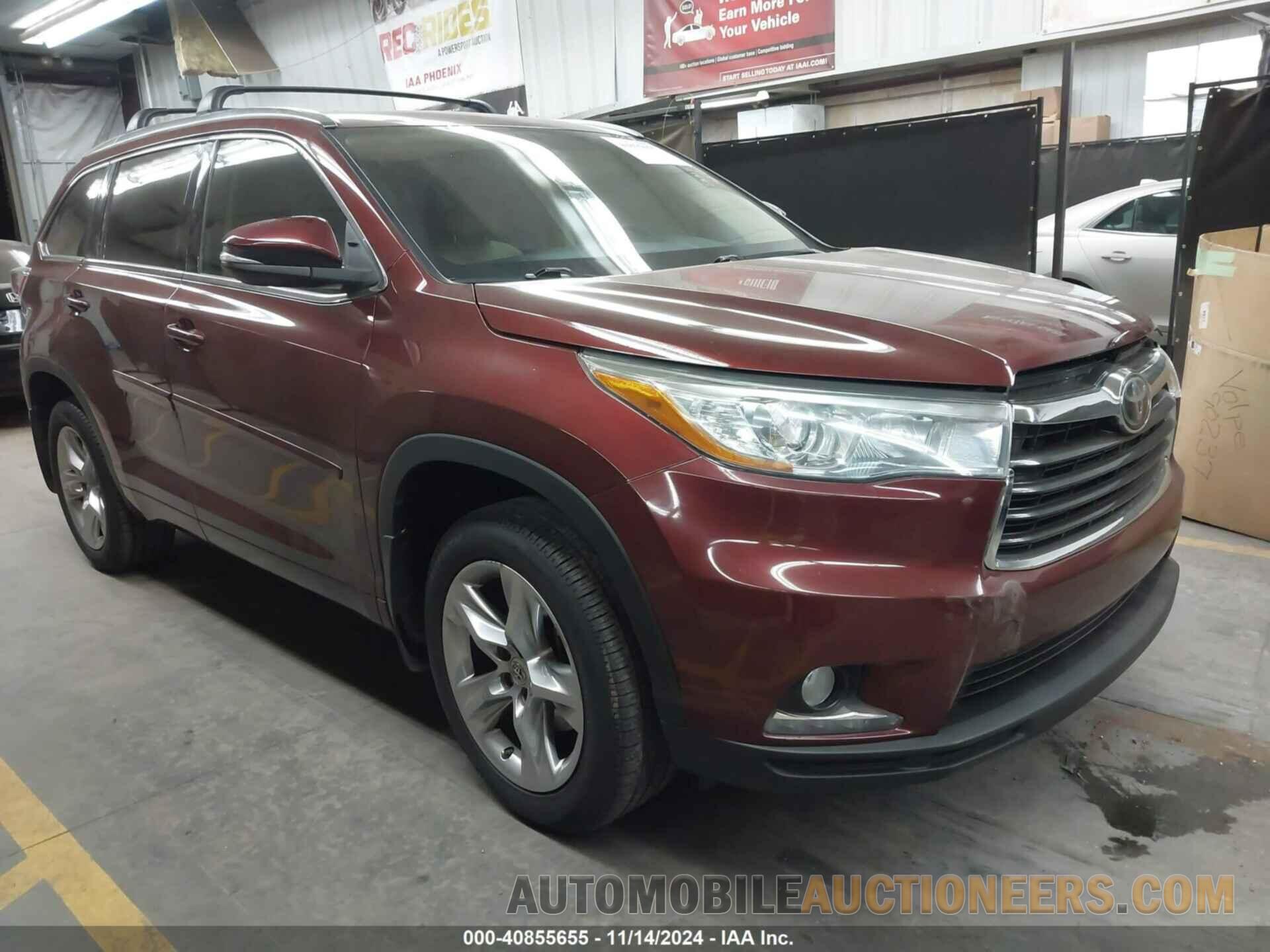 5TDDKRFH0FS208172 TOYOTA HIGHLANDER 2015