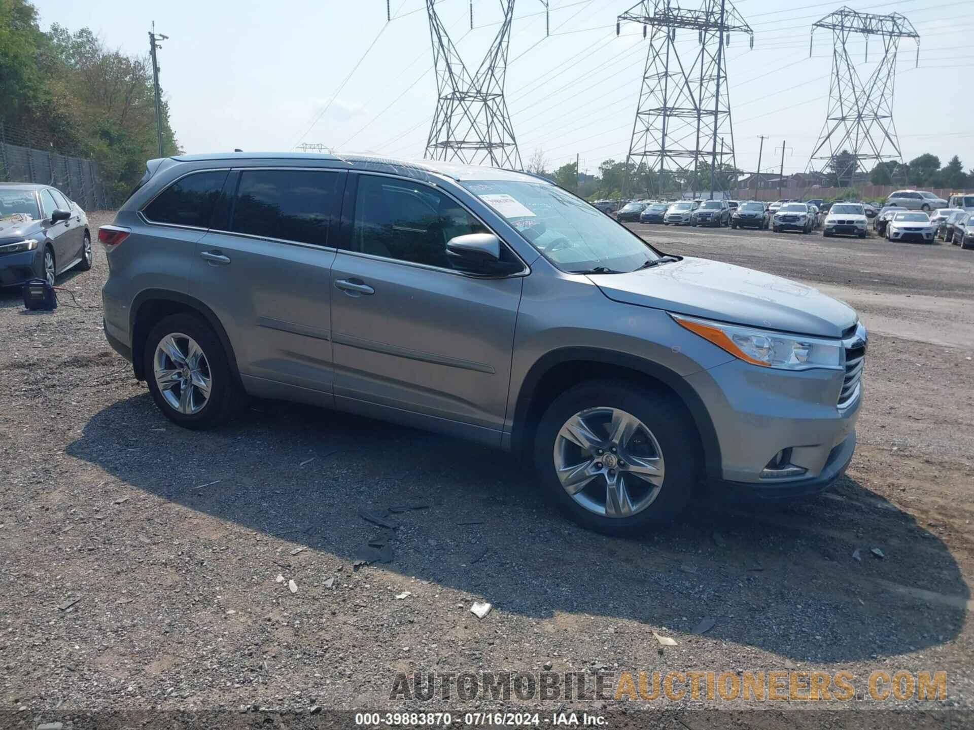 5TDDKRFH0FS211699 TOYOTA HIGHLANDER 2015