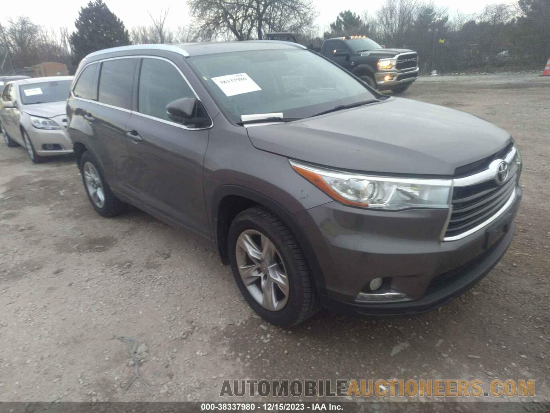 5TDDKRFH0FS212805 TOYOTA HIGHLANDER 2015