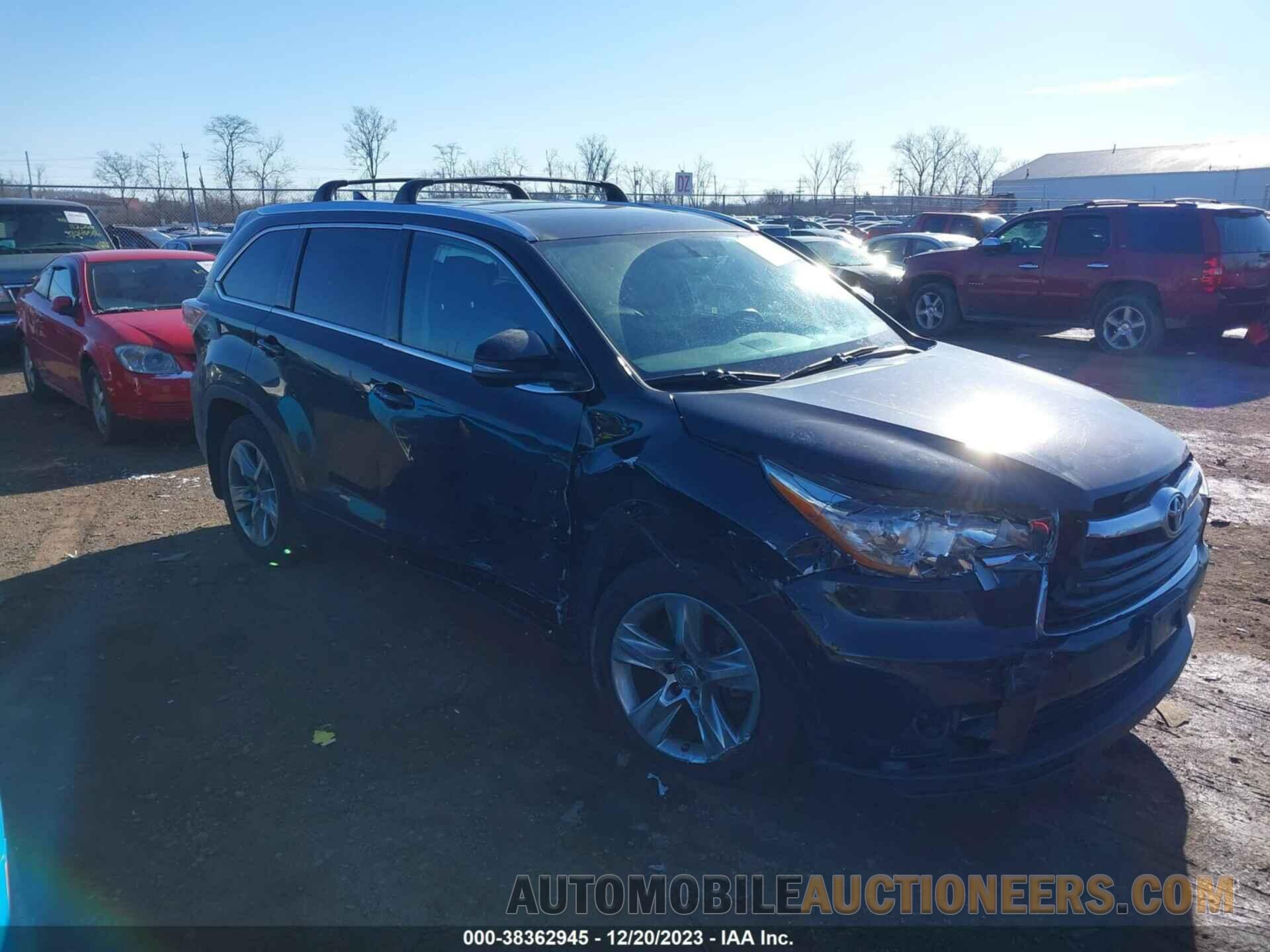 5TDDKRFH0FS219379 TOYOTA HIGHLANDER 2015