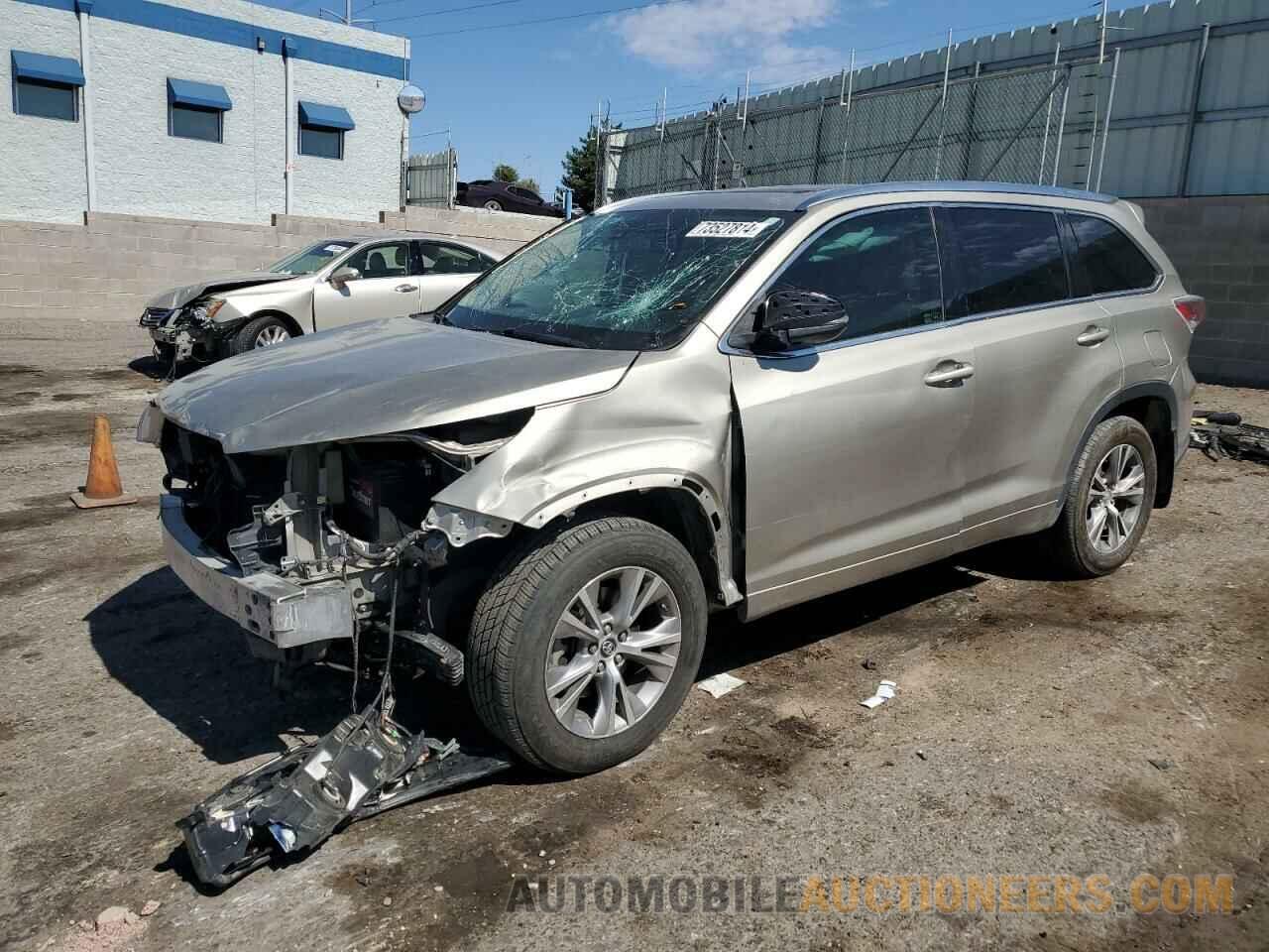 5TDDKRFH0FS220970 TOYOTA HIGHLANDER 2015