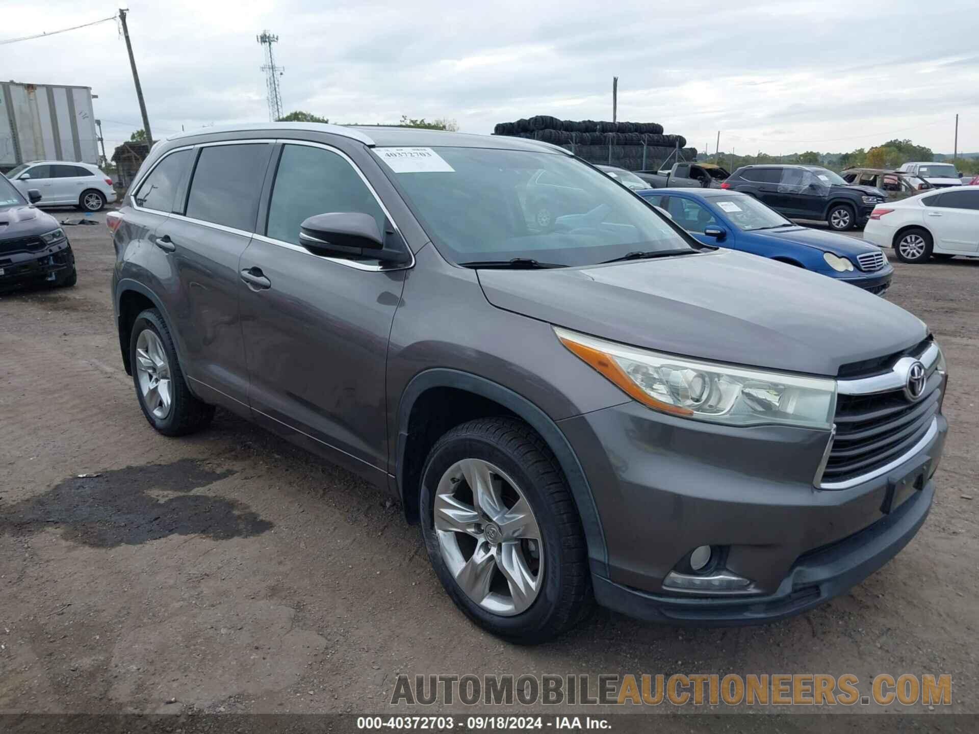 5TDDKRFH0FS223867 TOYOTA HIGHLANDER 2015