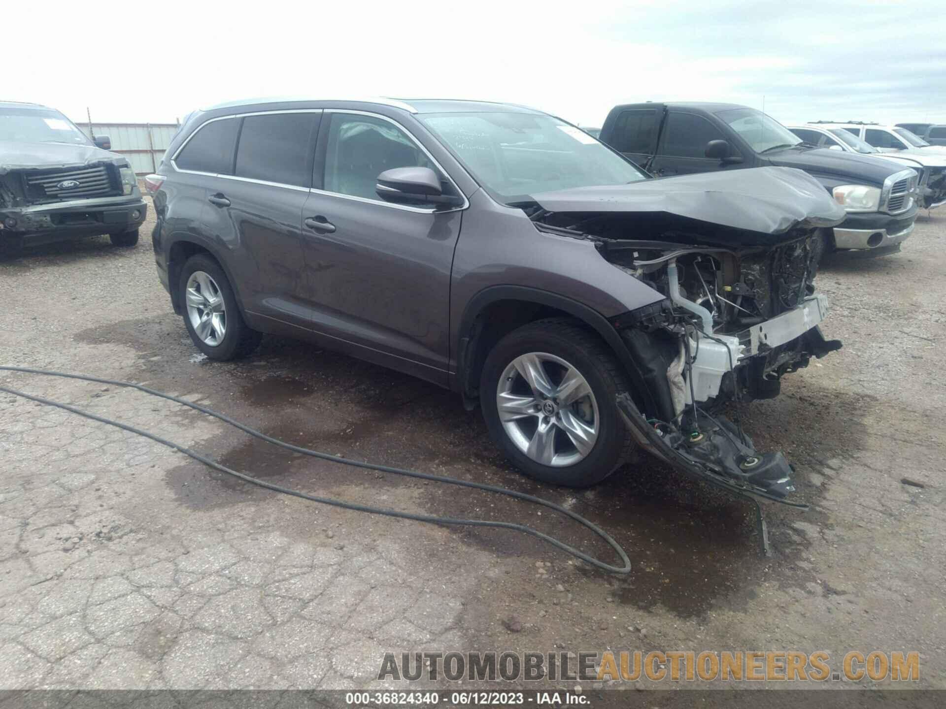 5TDDKRFH0GS258474 TOYOTA HIGHLANDER 2016