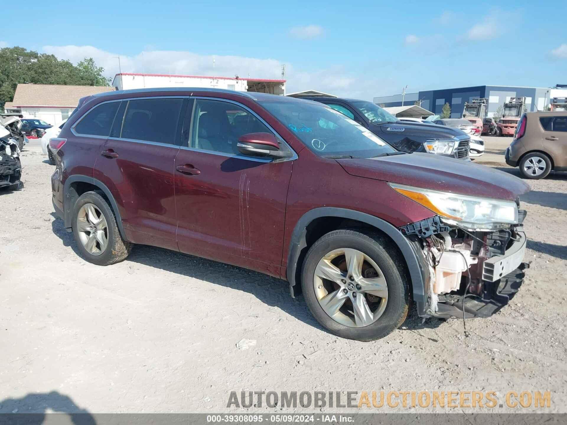 5TDDKRFH0GS263111 TOYOTA HIGHLANDER 2016