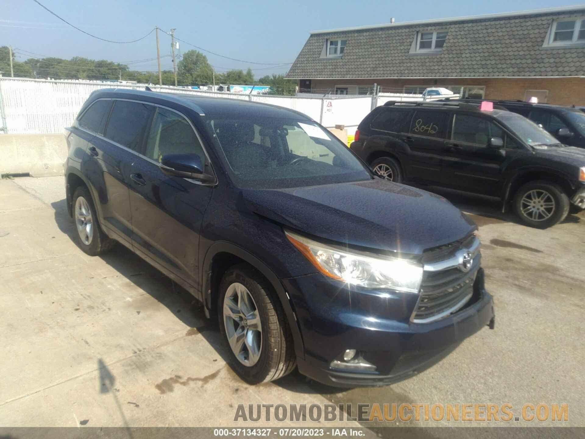 5TDDKRFH0GS268325 TOYOTA HIGHLANDER 2016