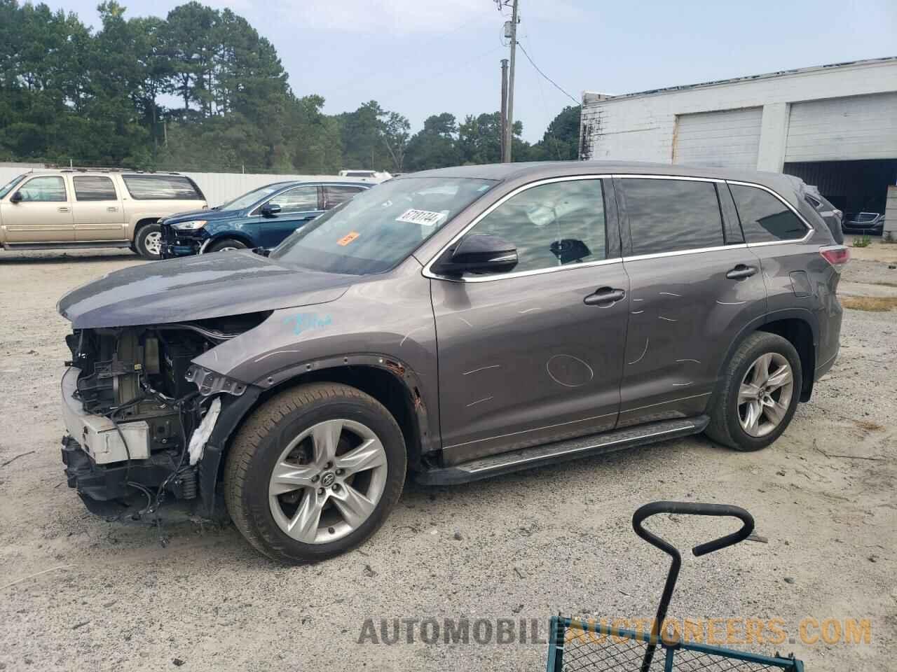 5TDDKRFH0GS279681 TOYOTA HIGHLANDER 2016