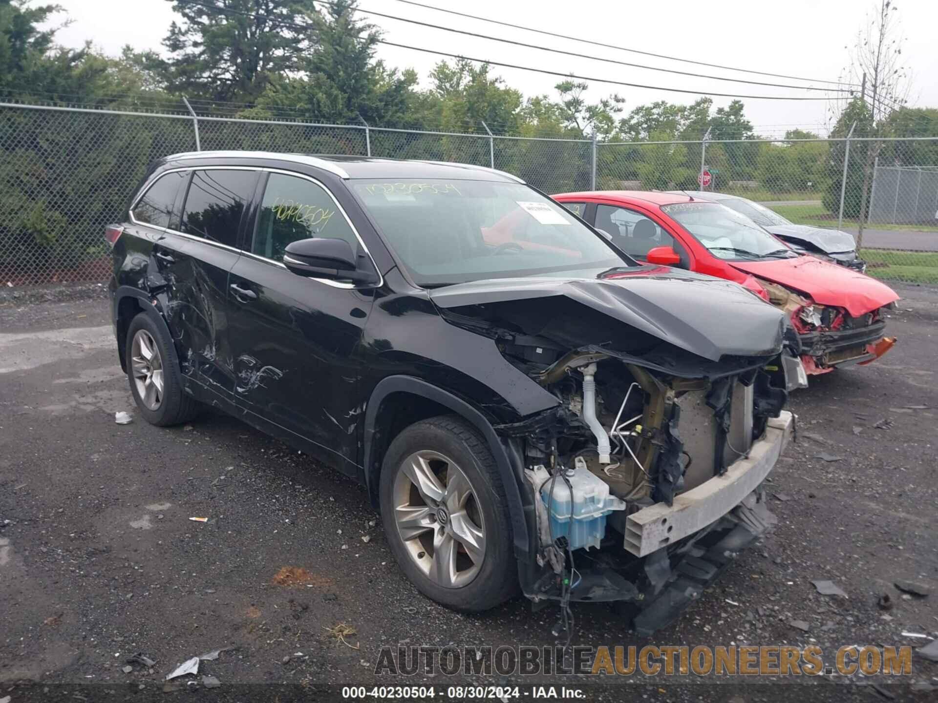 5TDDKRFH0GS292205 TOYOTA HIGHLANDER 2016