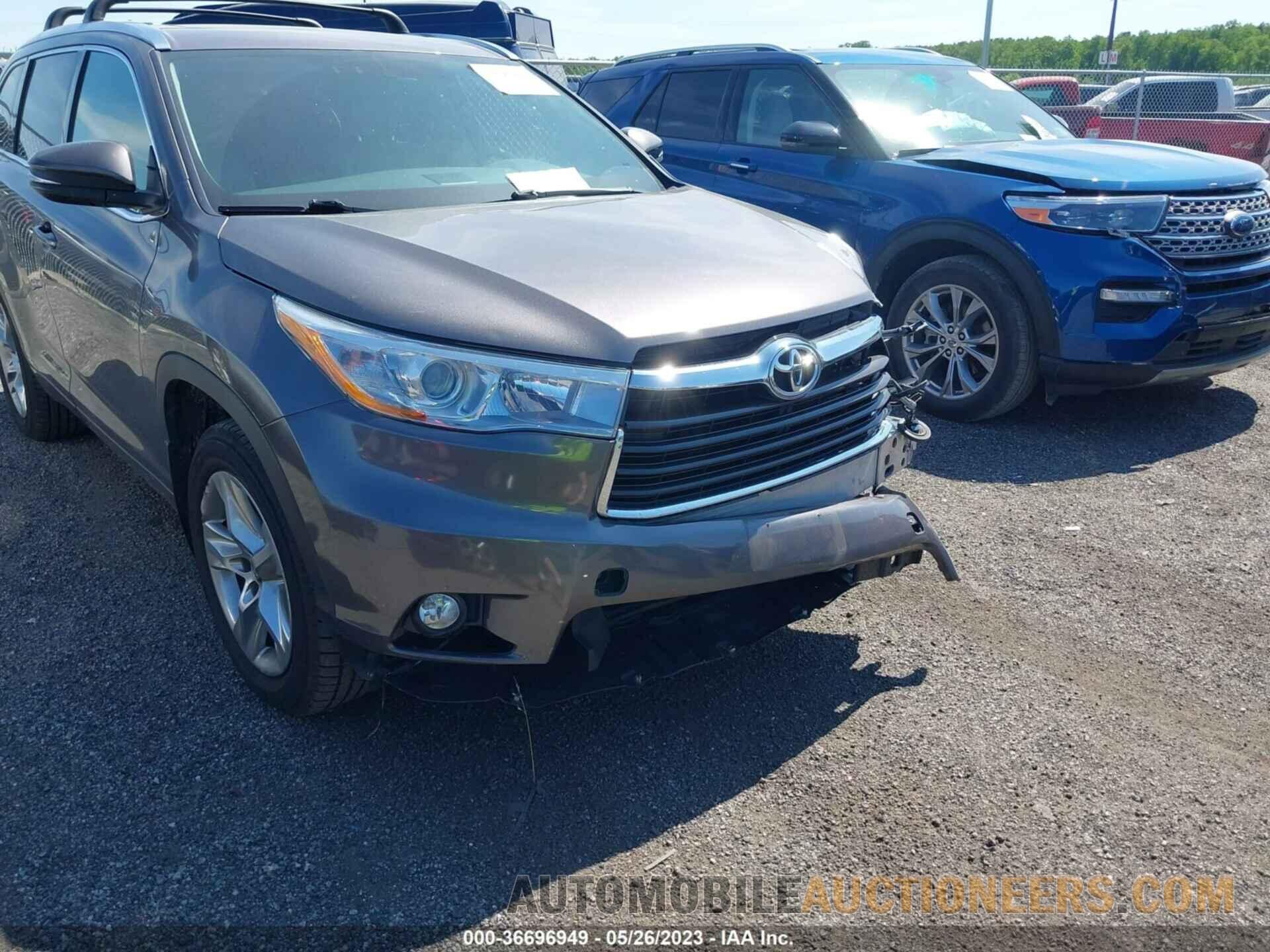 5TDDKRFH0GS332363 TOYOTA HIGHLANDER 2016