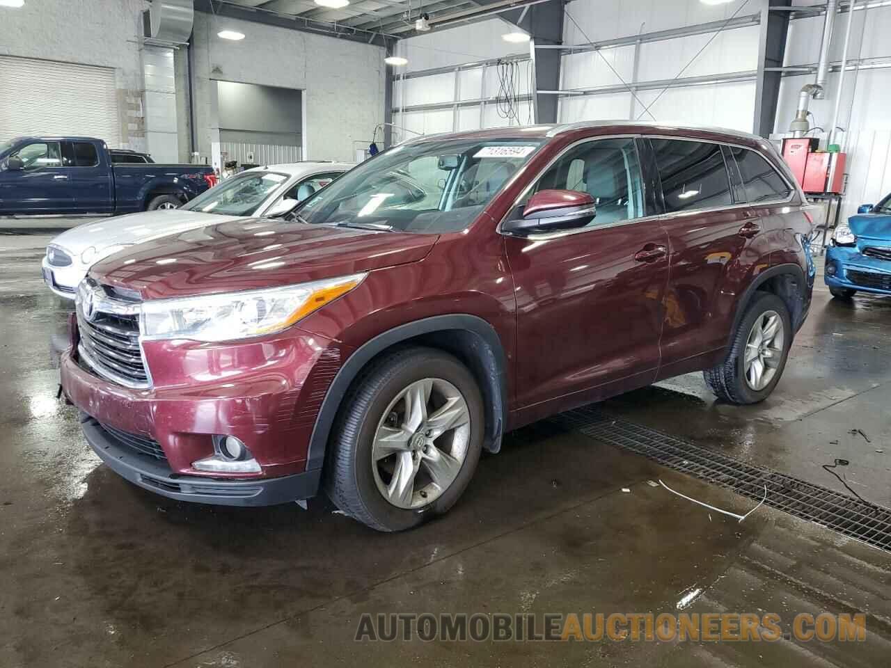 5TDDKRFH1FS075017 TOYOTA HIGHLANDER 2015