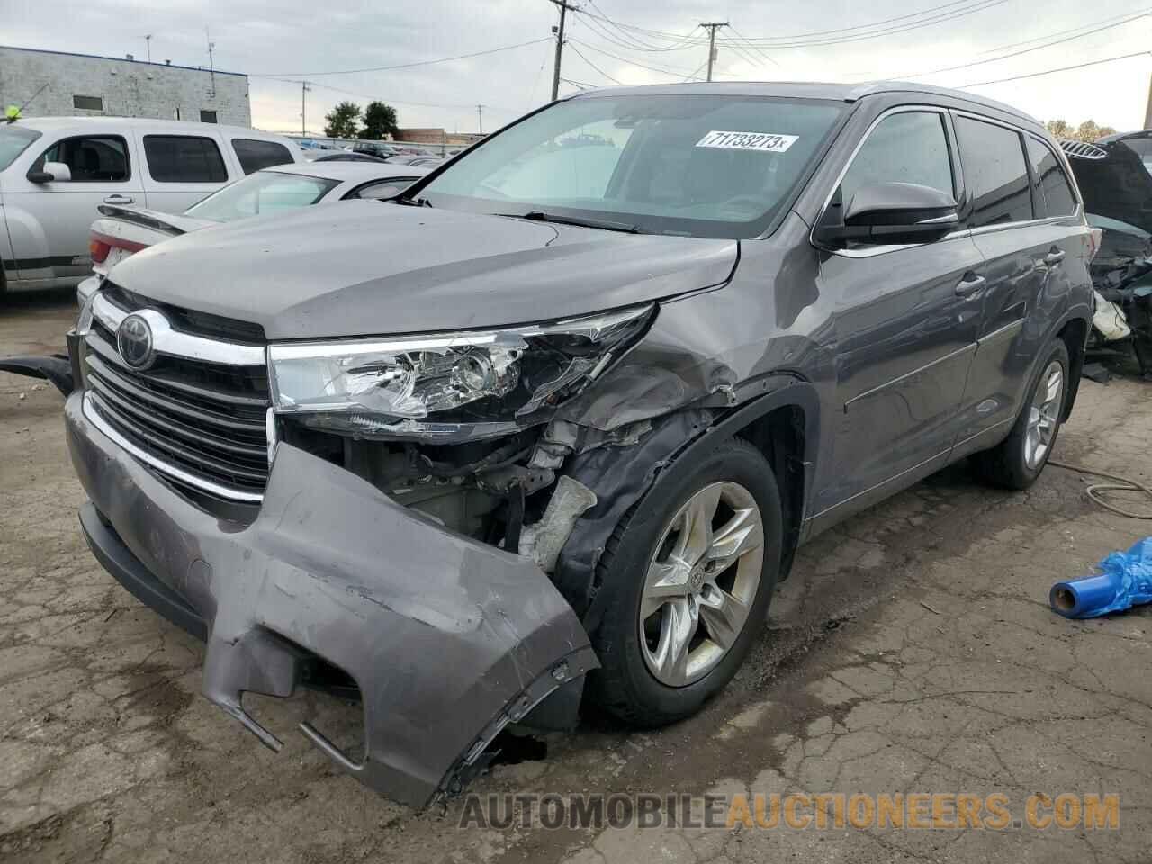 5TDDKRFH1FS102555 TOYOTA HIGHLANDER 2015