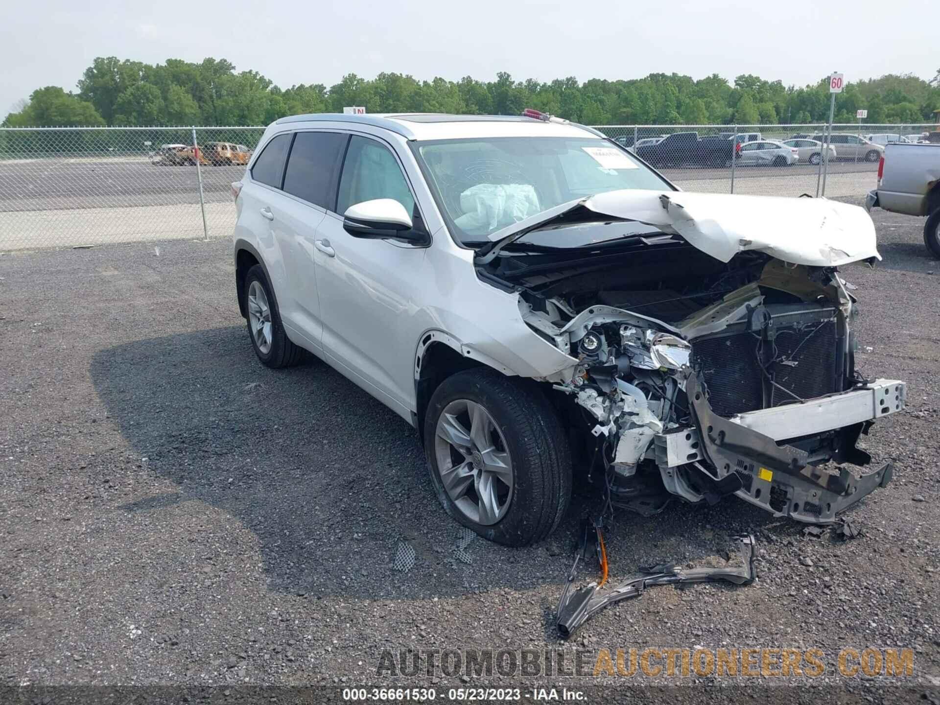 5TDDKRFH1FS103222 TOYOTA HIGHLANDER 2015