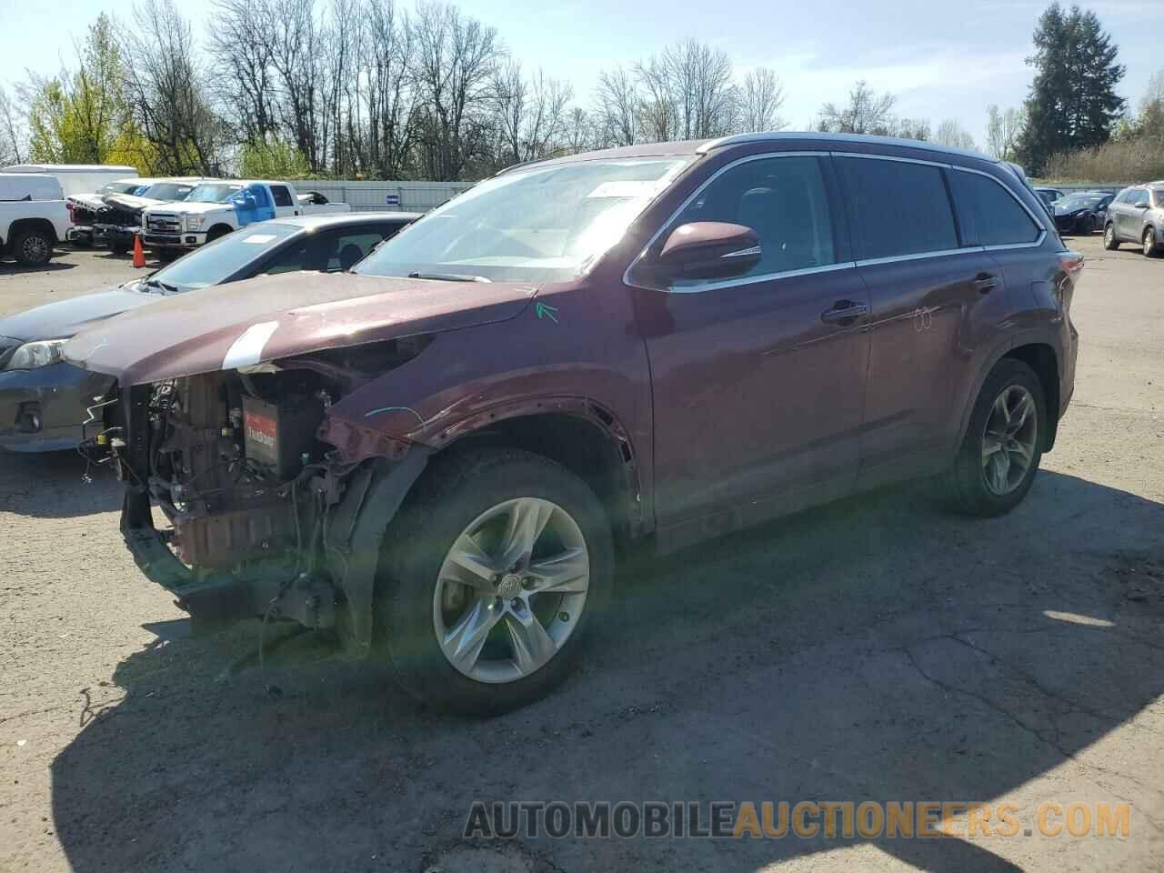 5TDDKRFH1FS103995 TOYOTA HIGHLANDER 2015