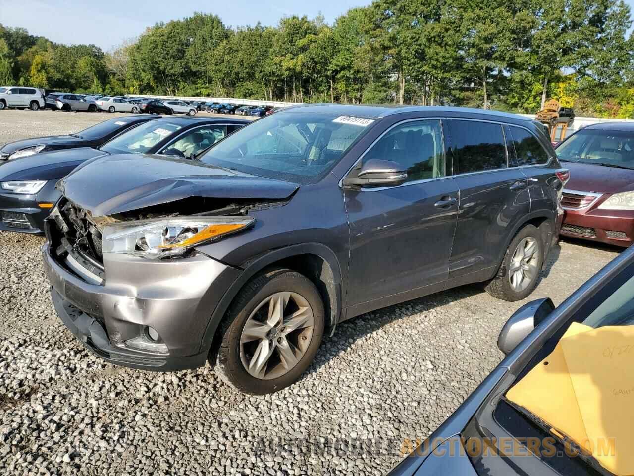 5TDDKRFH1FS150184 TOYOTA HIGHLANDER 2015